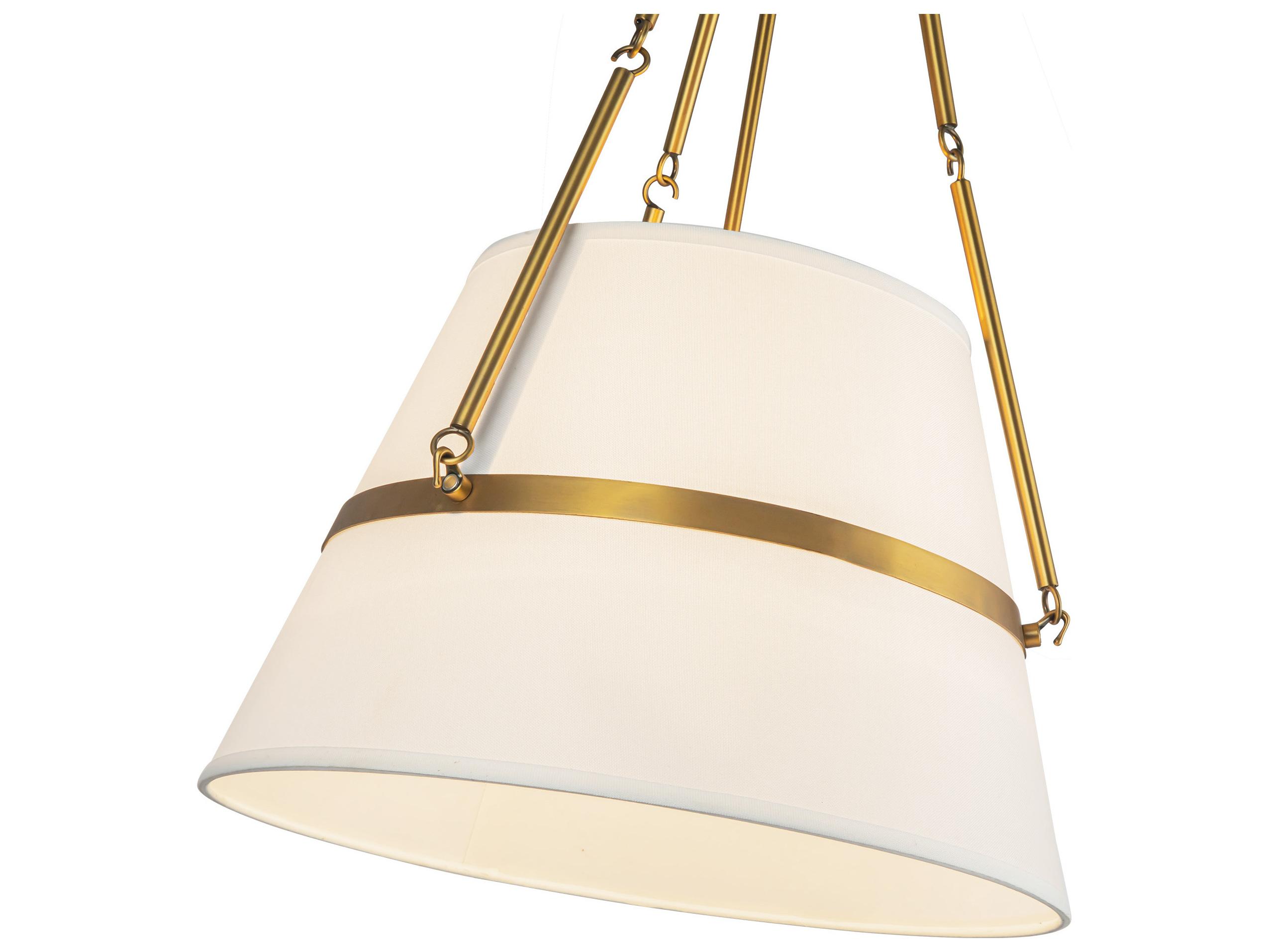 Alora Mood Oliver 1-Light Aged Gold Pendant