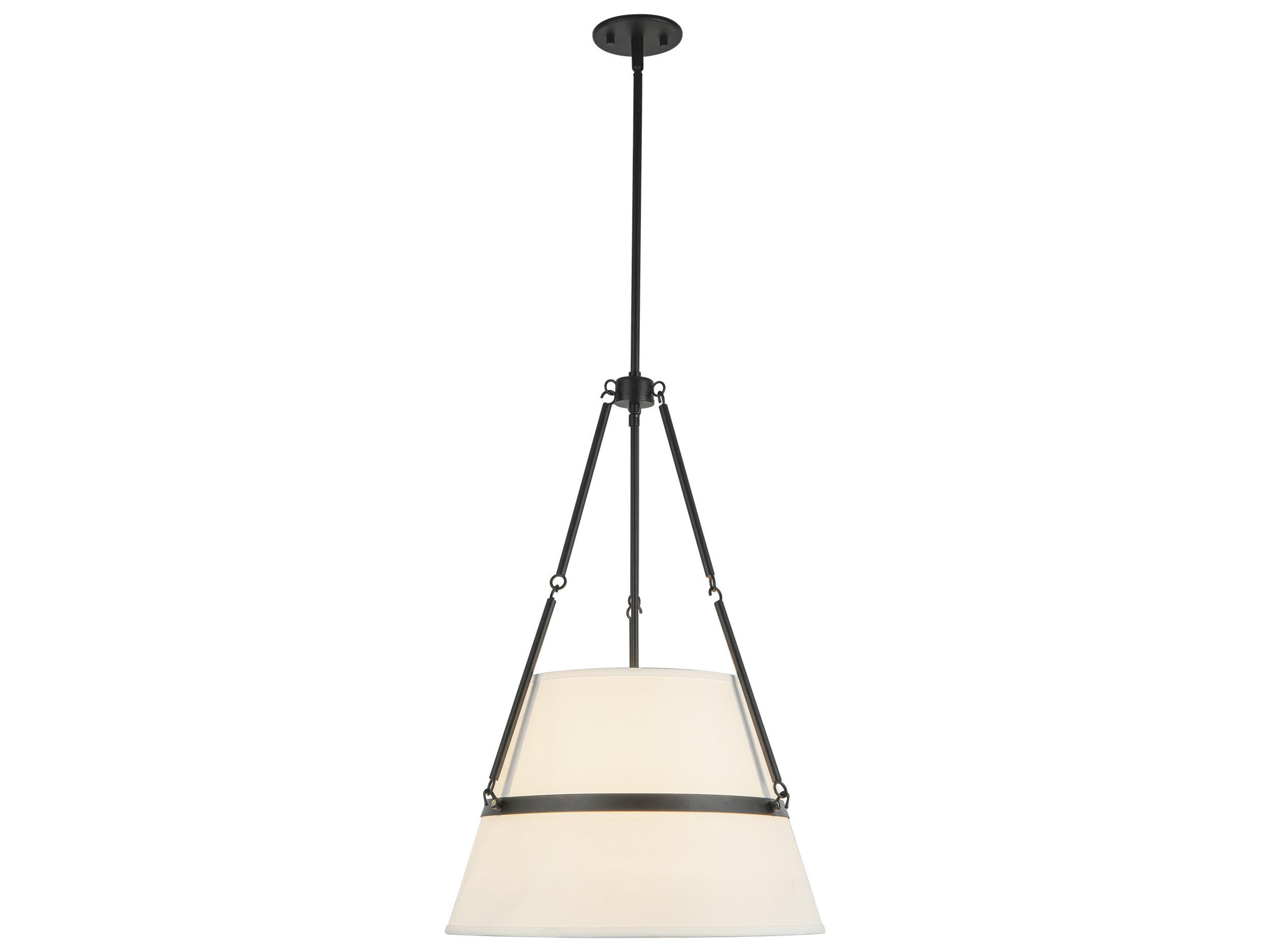 Alora Mood Oliver 1-Light Matte Black Pendant