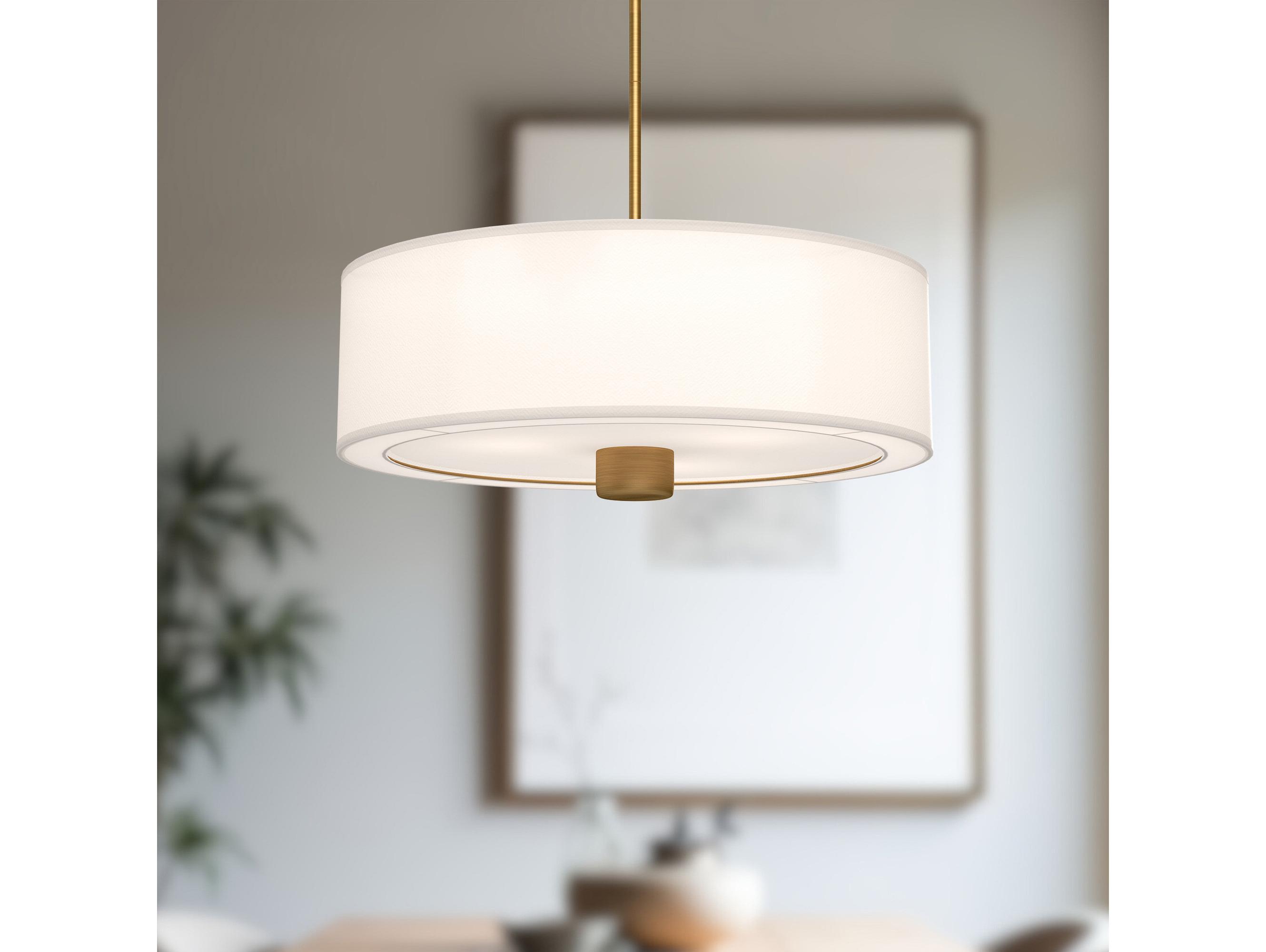 Alora Mood Theo 3-Light Aged Gold Pendant