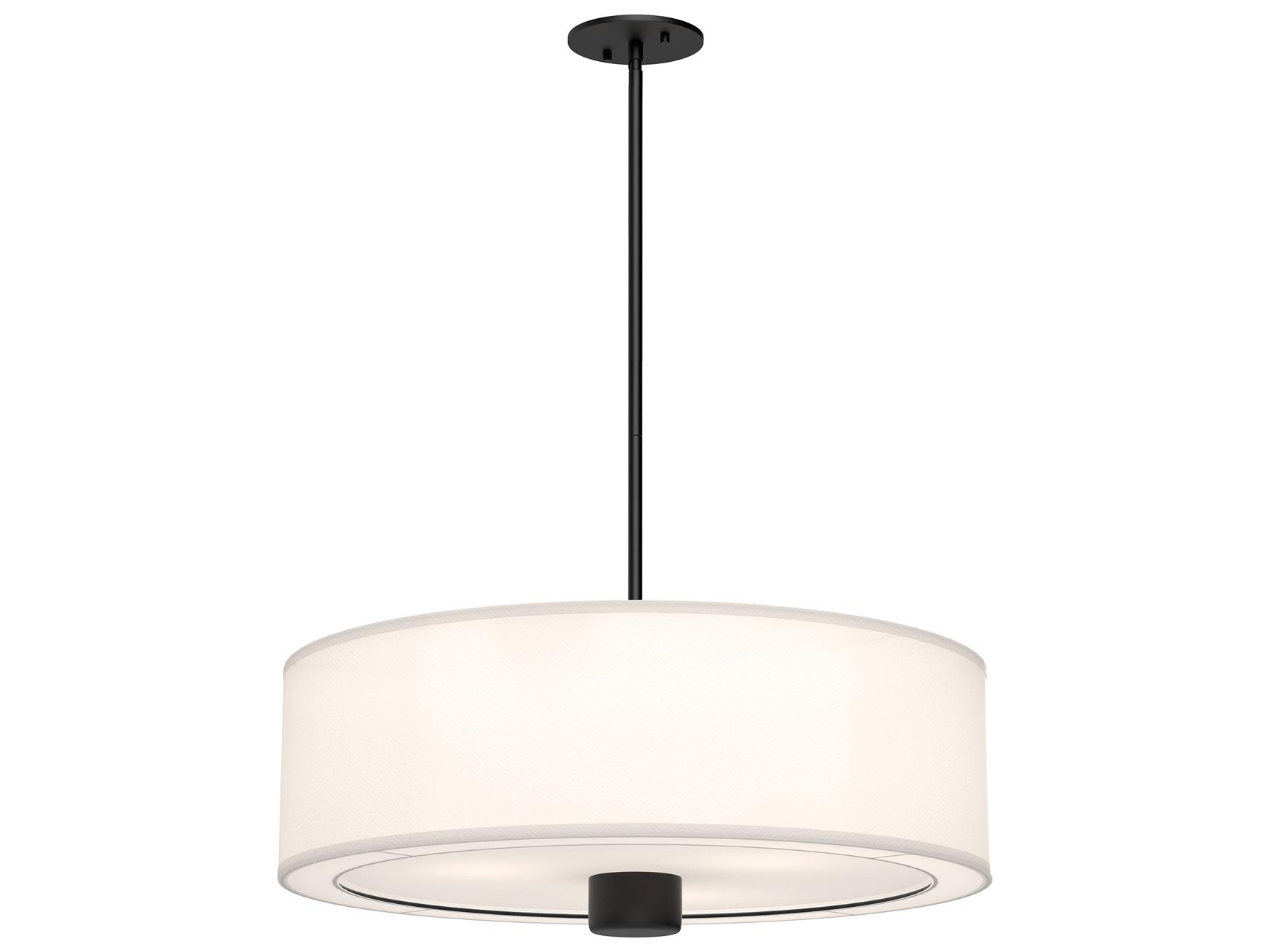 Alora Mood Theo 3-Light Matte Black Pendant
