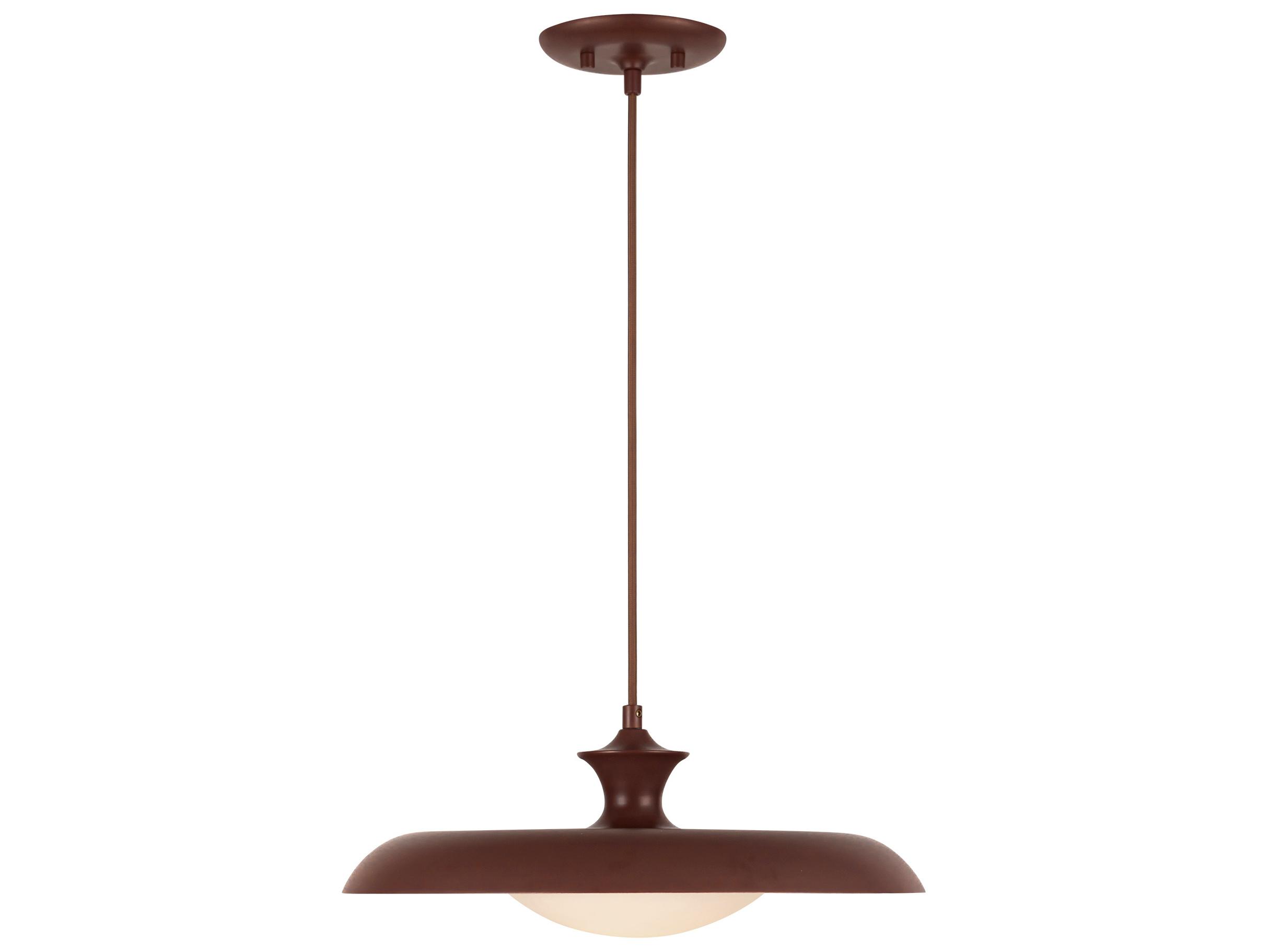 Alora Mood Minori 1-Light Burgundy Red Pendant
