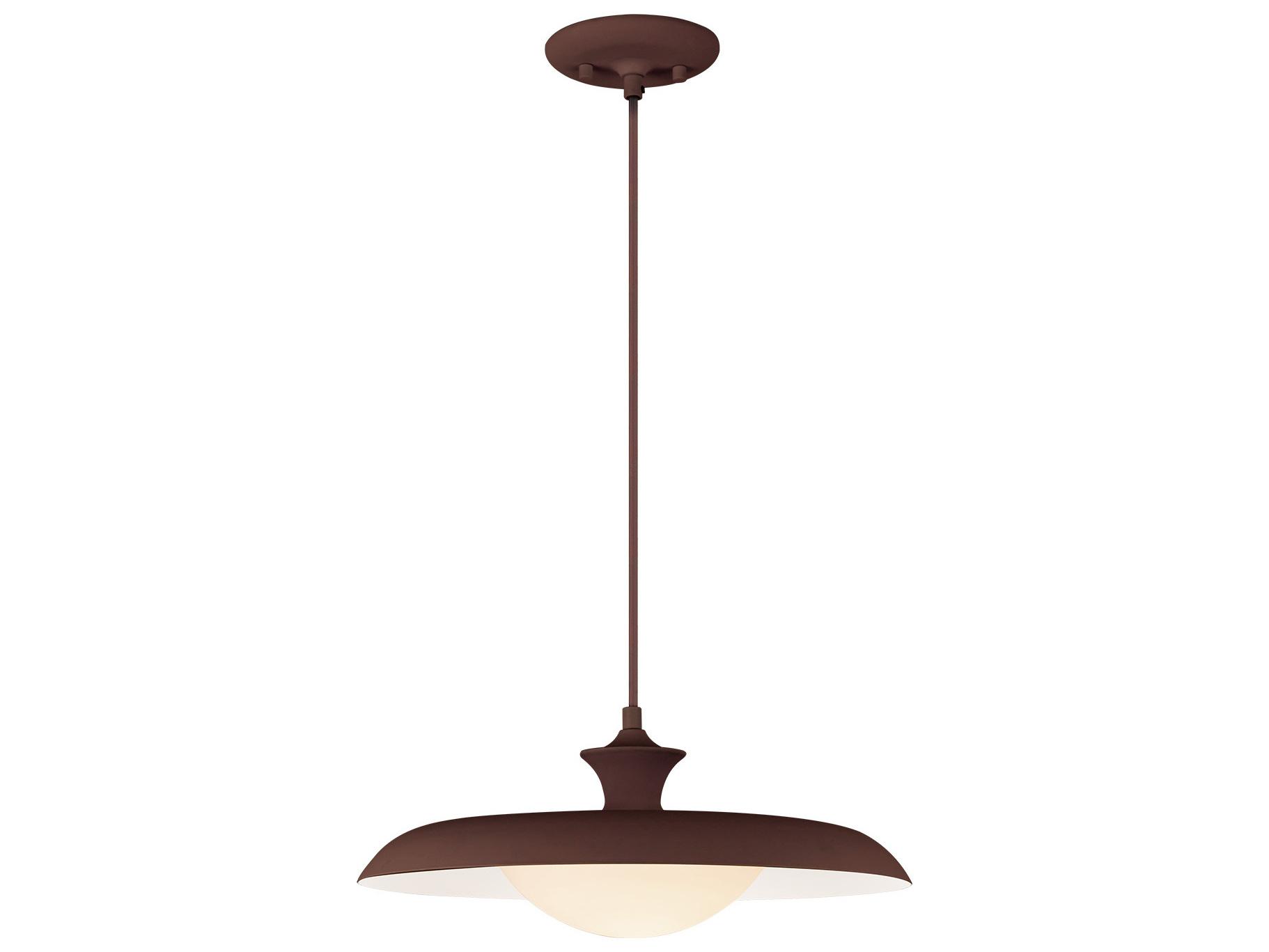Alora Mood Minori 1-Light Burgundy Red Pendant