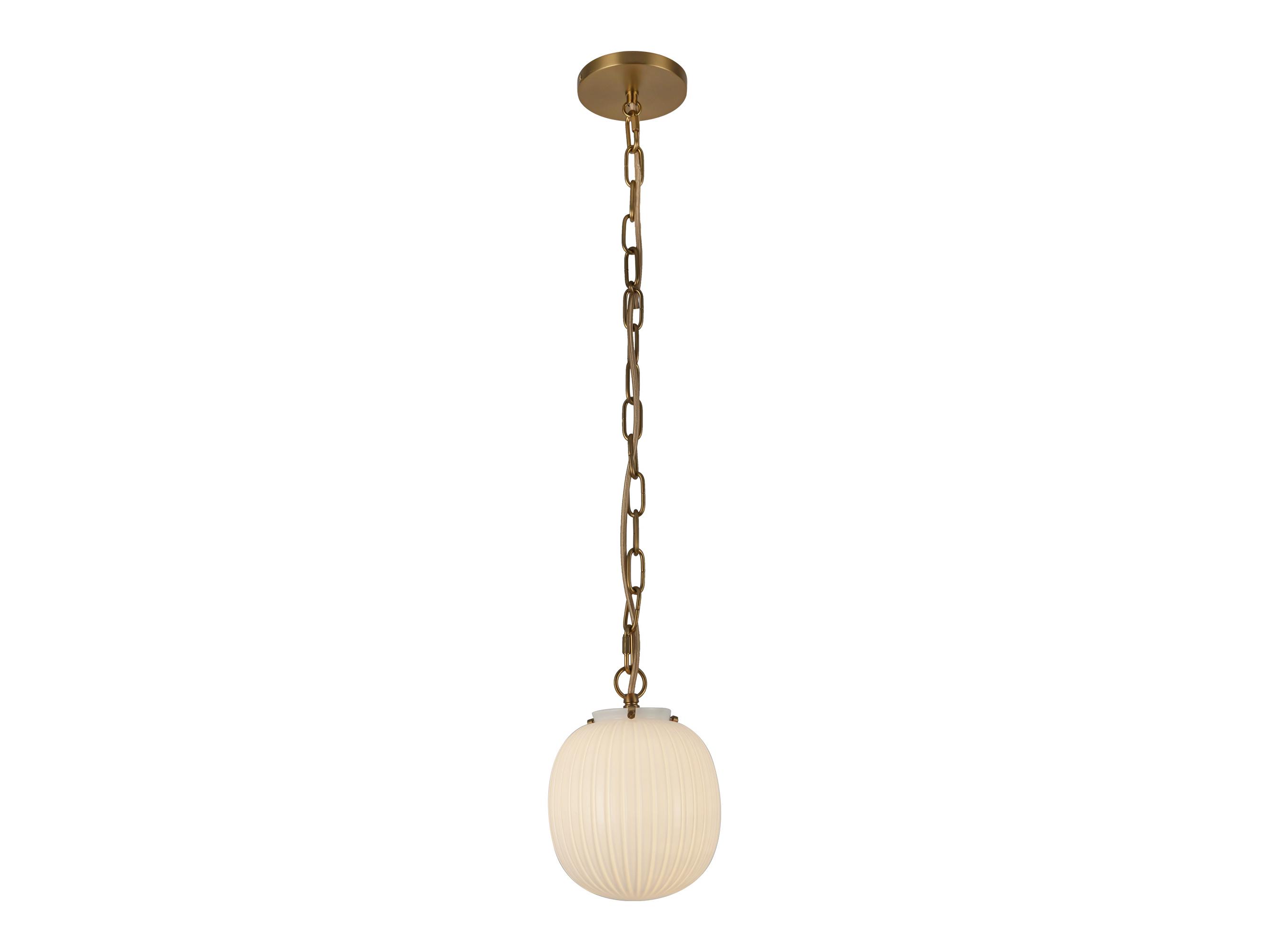 Alora Mood Cherise 1-Light Brushed Gold Mini Pendant
