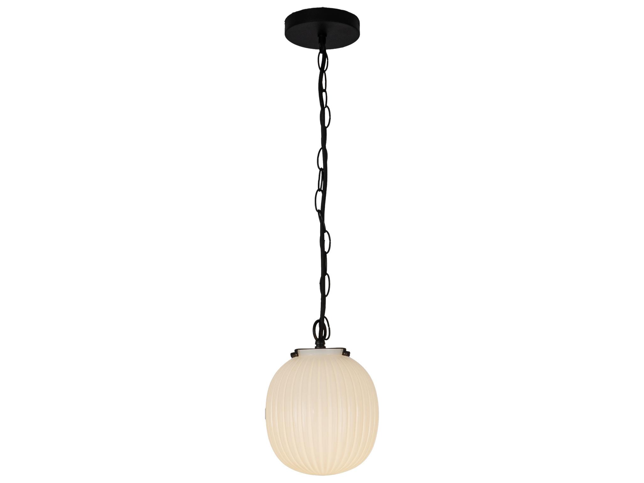 Alora Mood Cherise 1-Light Matte Black Mini Pendant