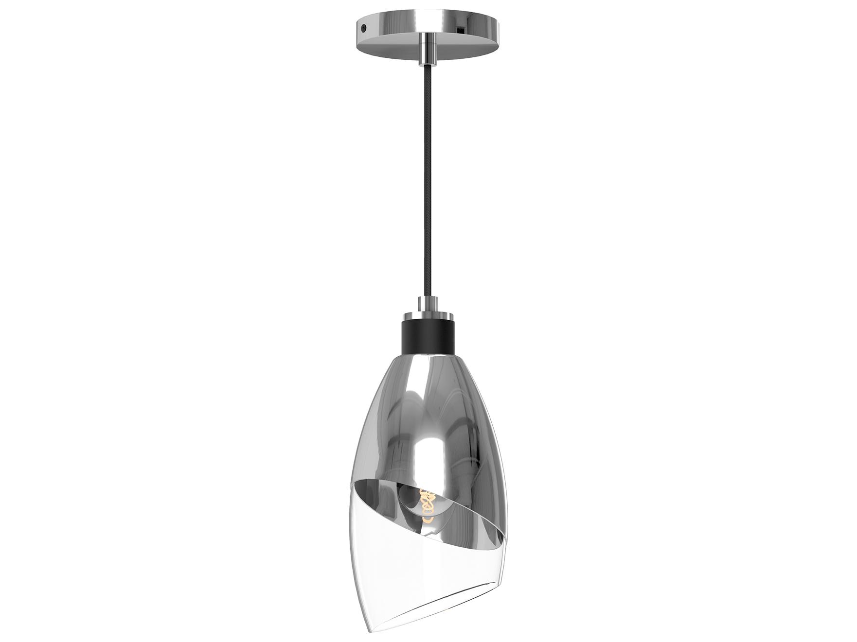Alora Mood Capri 1-Light Chrome Mini Pendant
