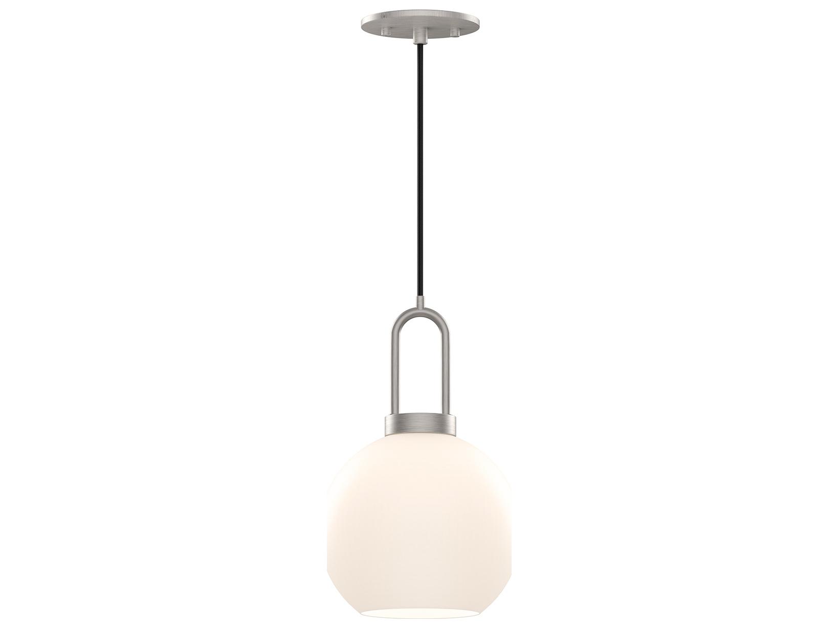 Alora Mood Soji 1-Light Brushed Nickel Globe Mini Pendant