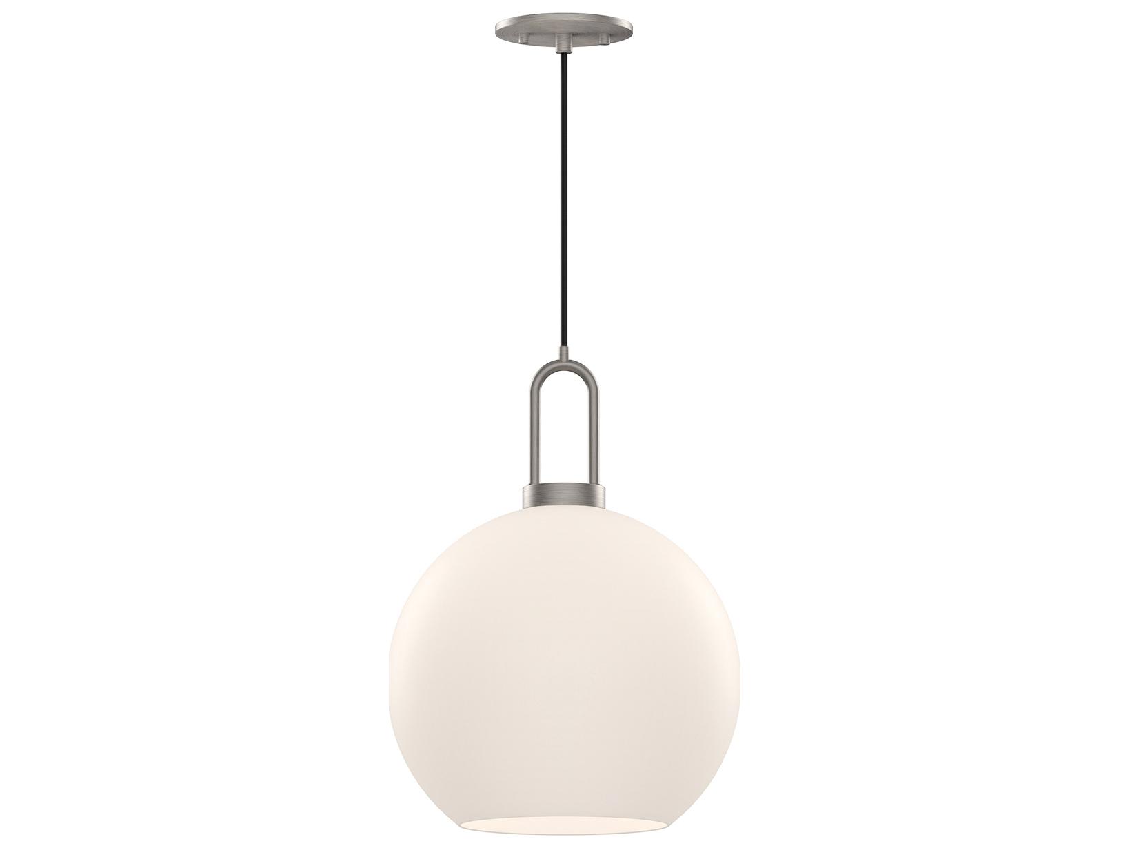 Alora Mood Soji 1-Light Brushed Nickel Globe Mini Pendant