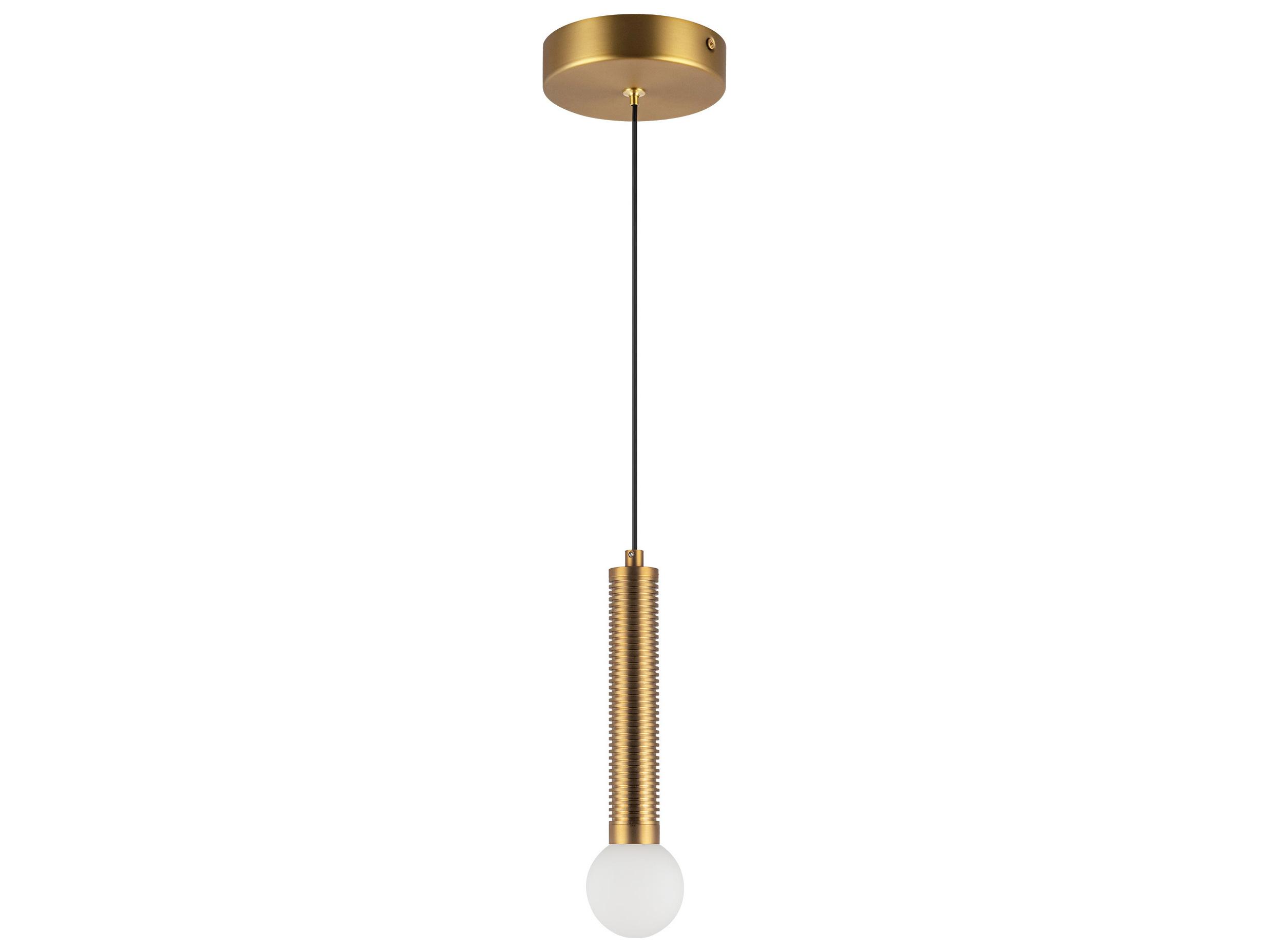 Alora Mood Arden Brushed Gold Mini Pendant
