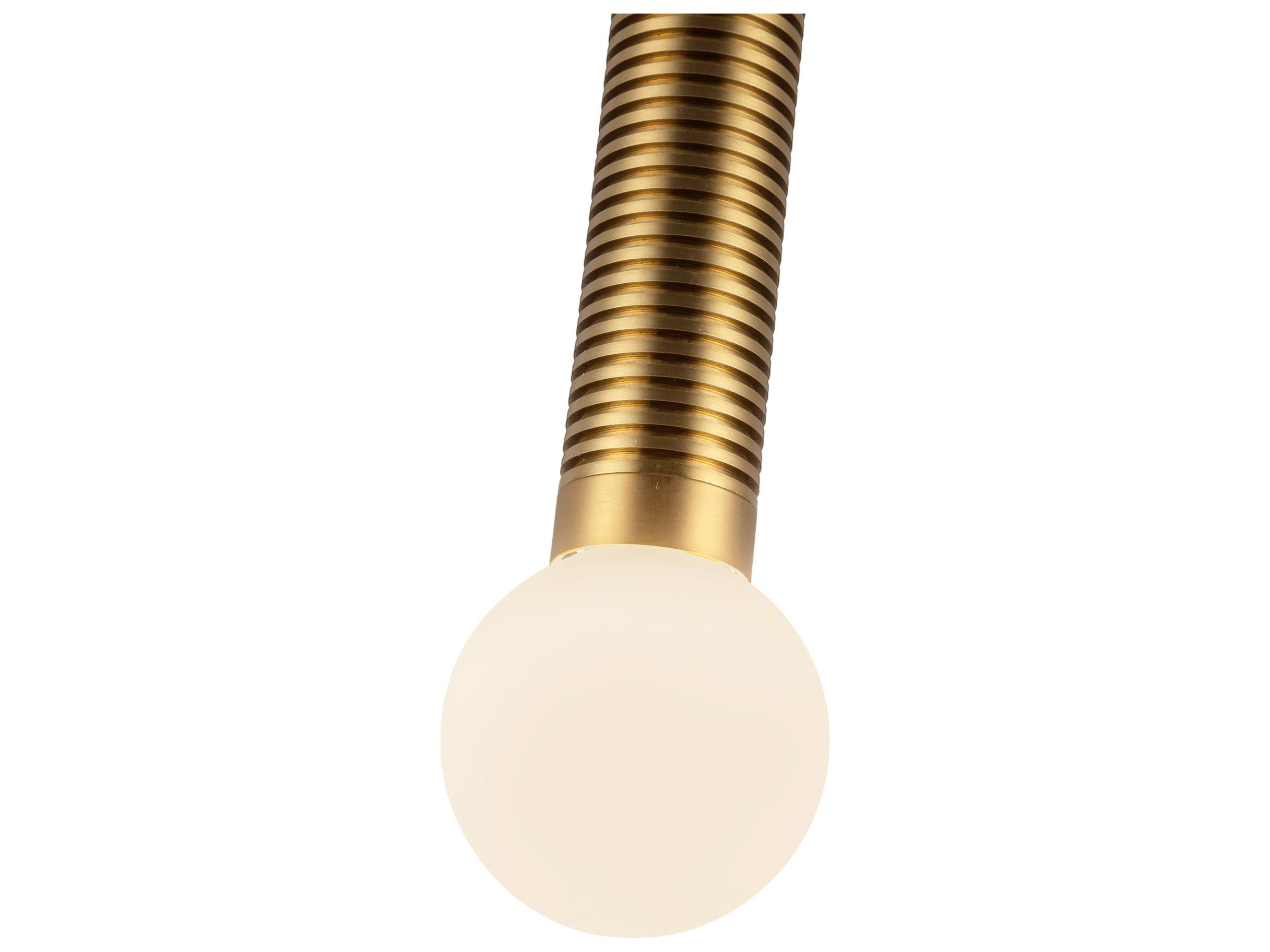 Alora Mood Arden Brushed Gold Mini Pendant