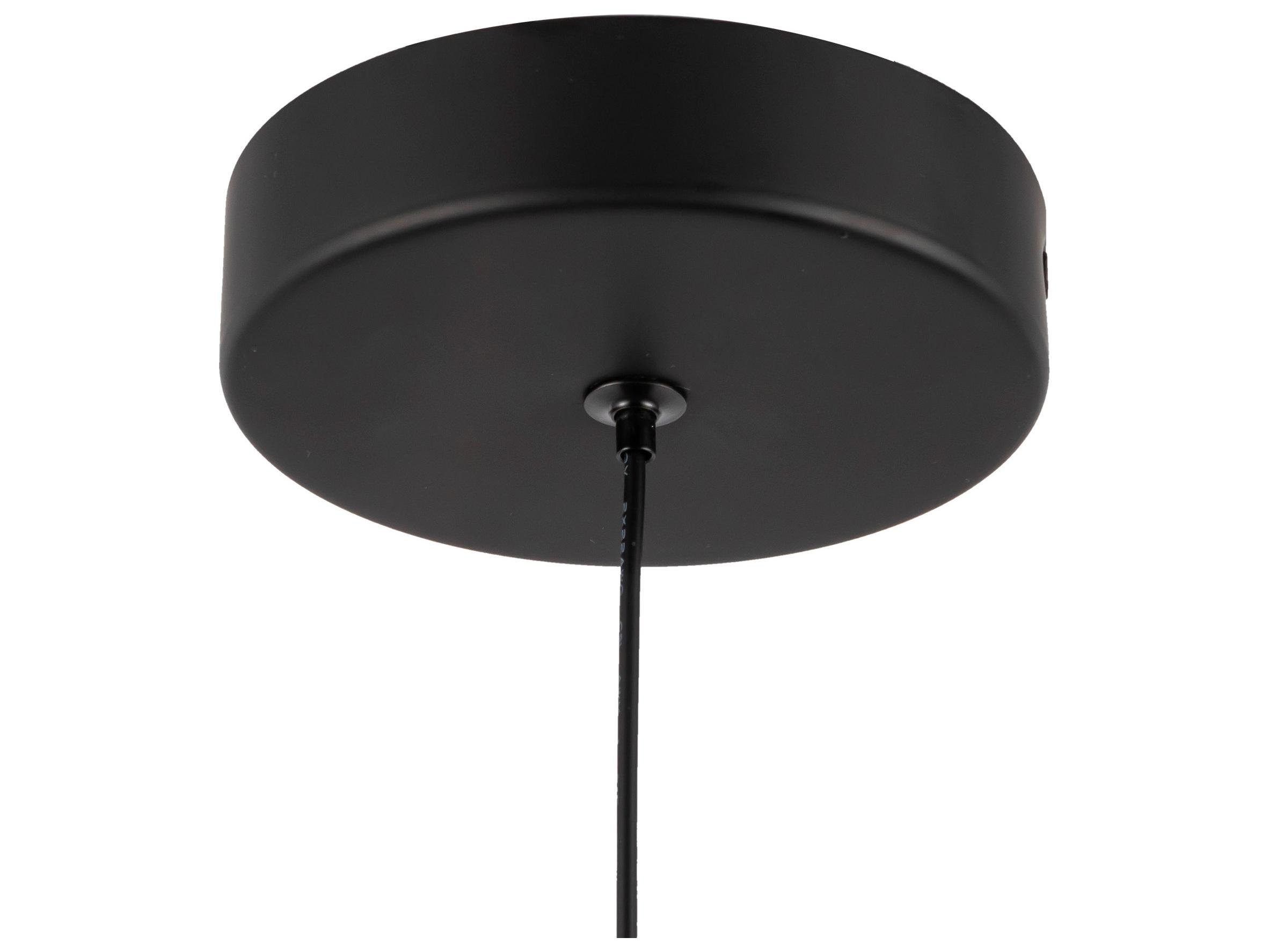 Alora Mood Arden Matte Black Mini Pendant