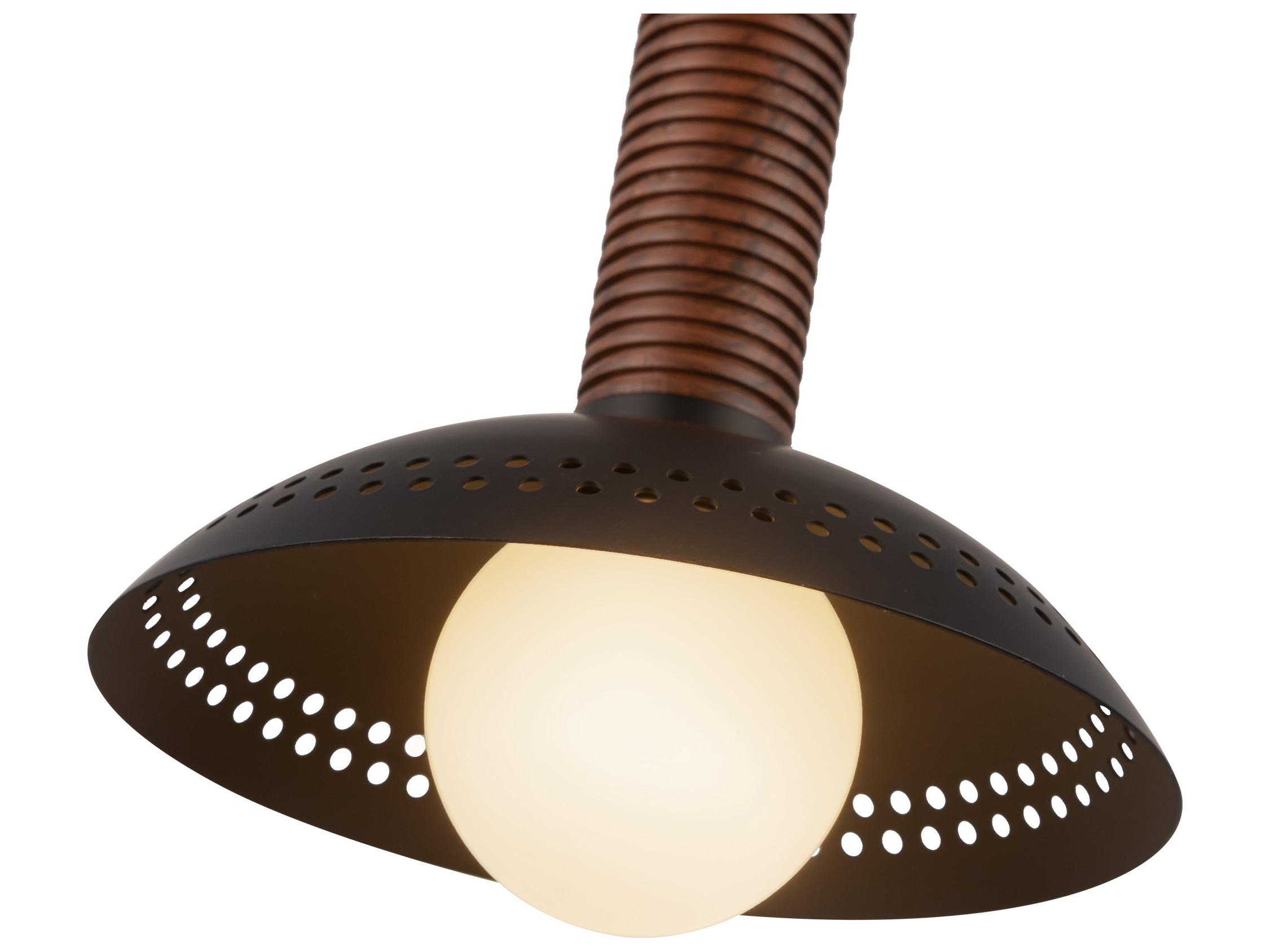 Alora Mood Arden Matte Black Dome Mini Pendant