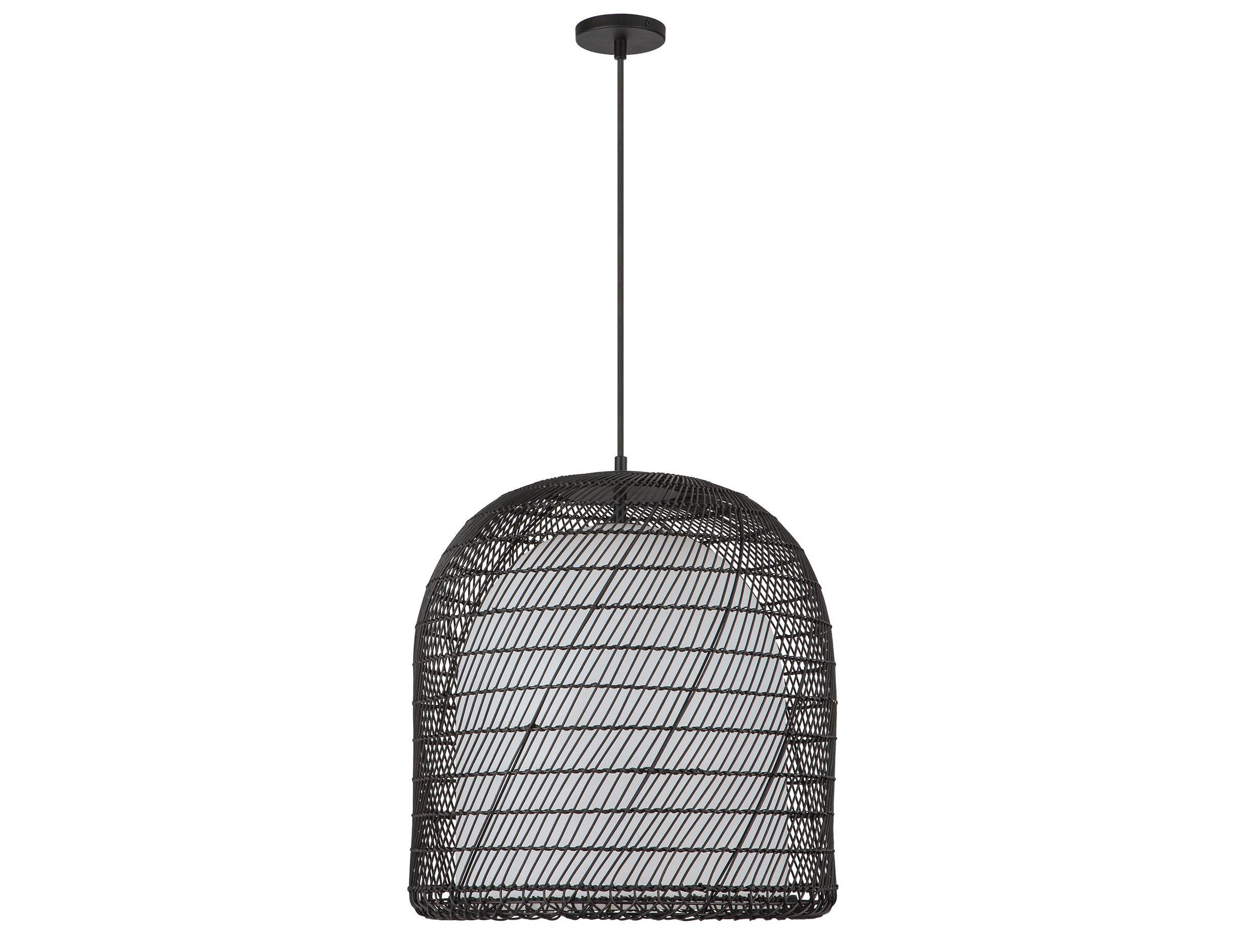 Alora Mood Bondi 1-Light Matte Black Pendant