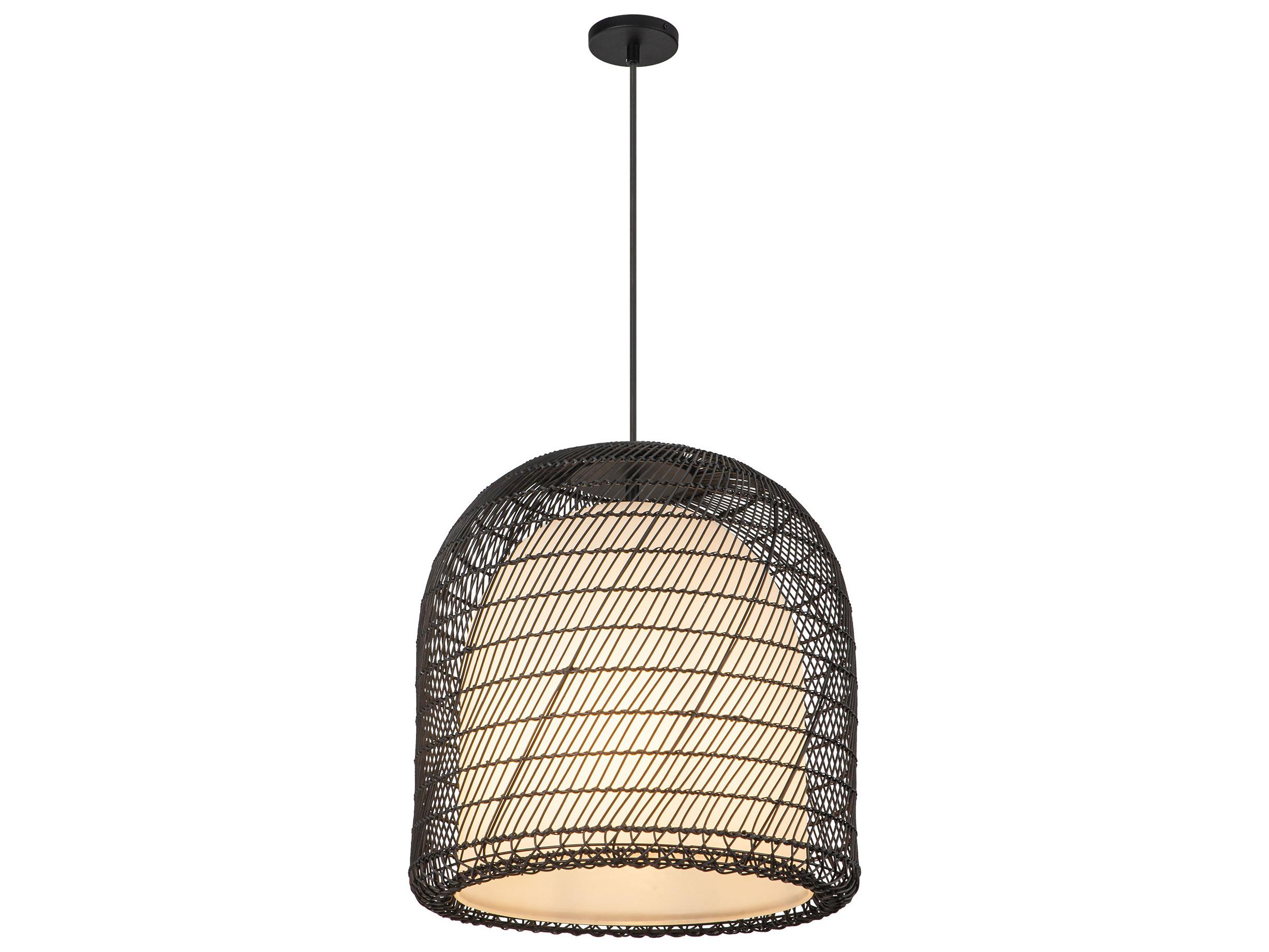 Alora Mood Bondi 1-Light Matte Black Pendant