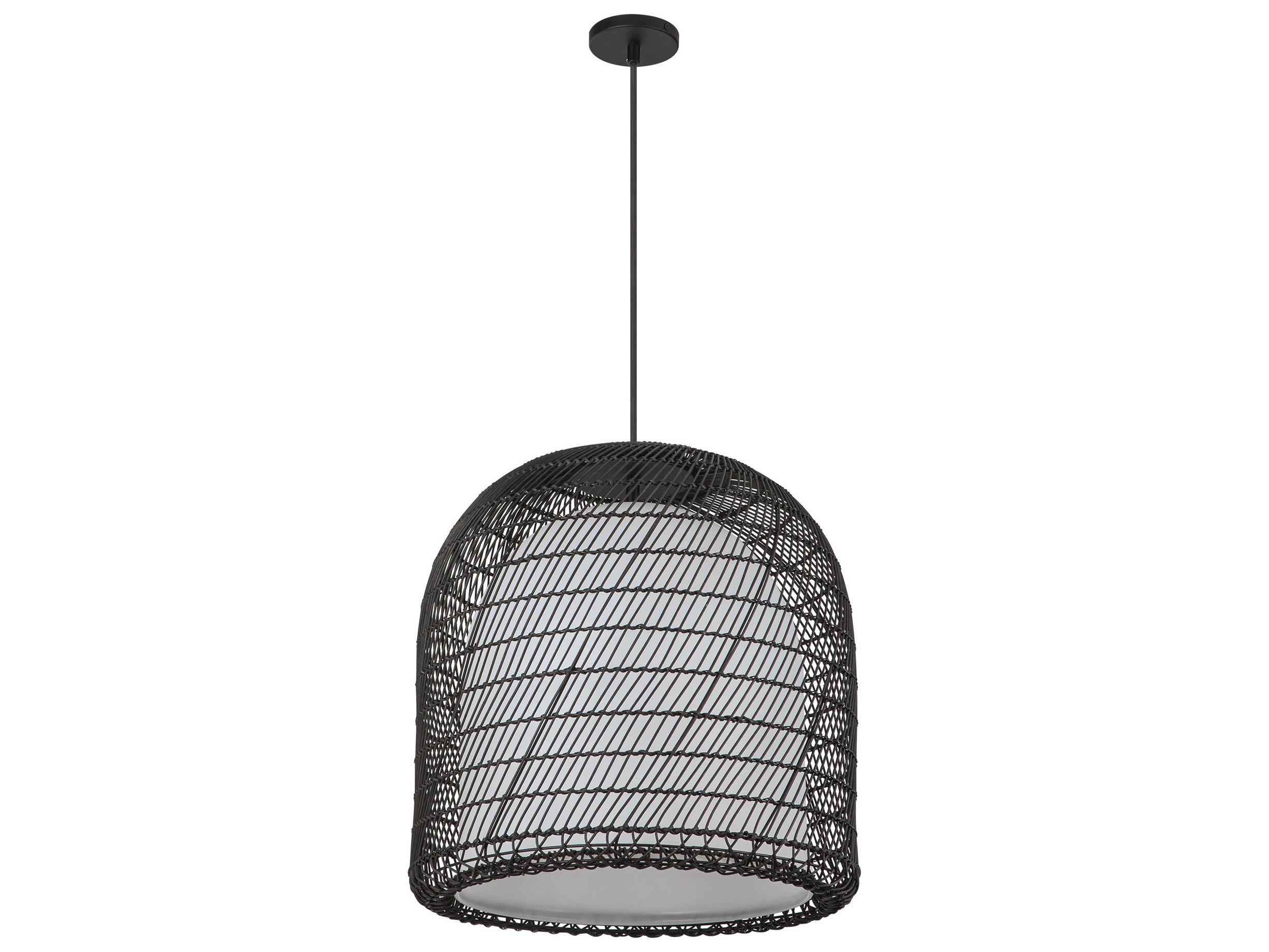 Alora Mood Bondi 1-Light Matte Black Pendant