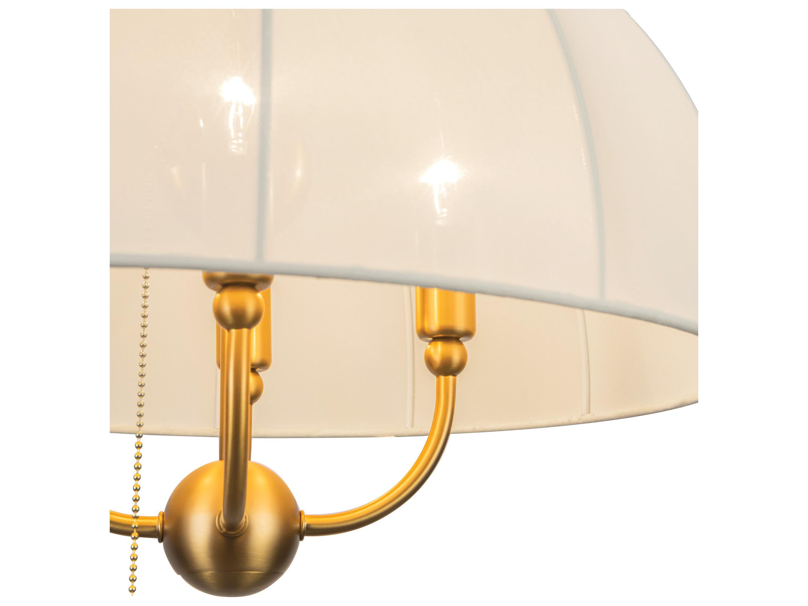 Alora Mood Crosby 4-Light Brushed Gold Dome Pendant