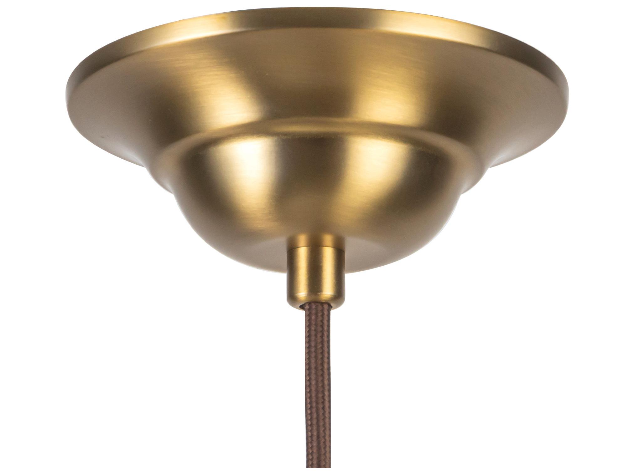 Alora Mood Crosby 4-Light Brushed Gold Dome Pendant
