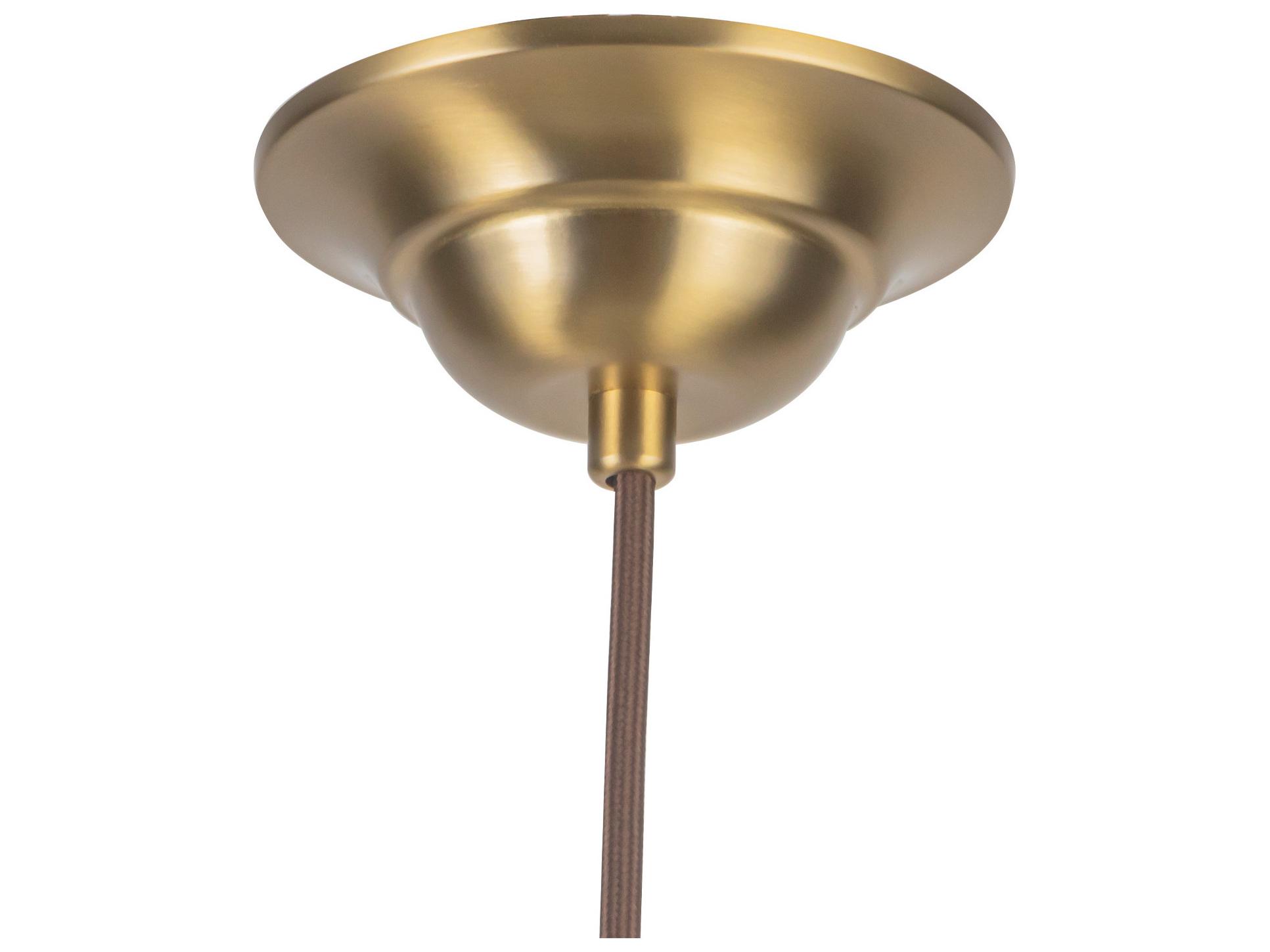 Alora Mood Crosby 4-Light Brushed Gold Dome Pendant
