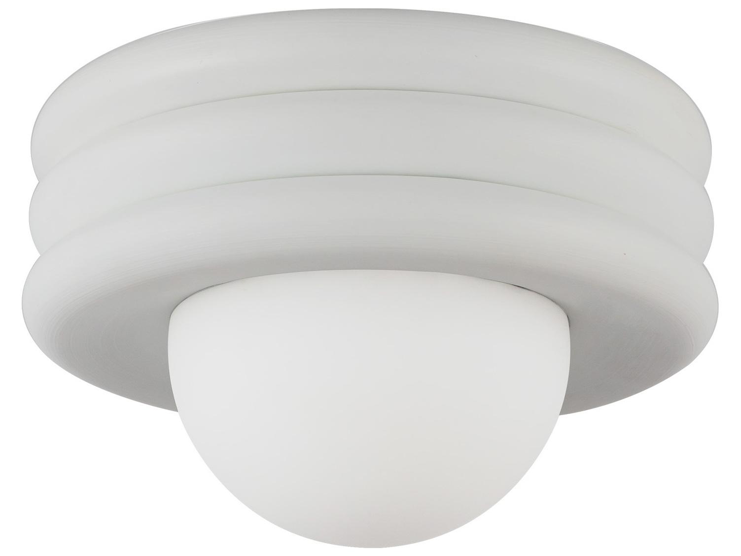 Alora Mood Harvey 1-Light Antique White Globe Semi Flush Mount