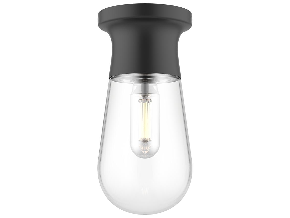 Alora Mood Marcel 1-Light Matte Black Flush Mount