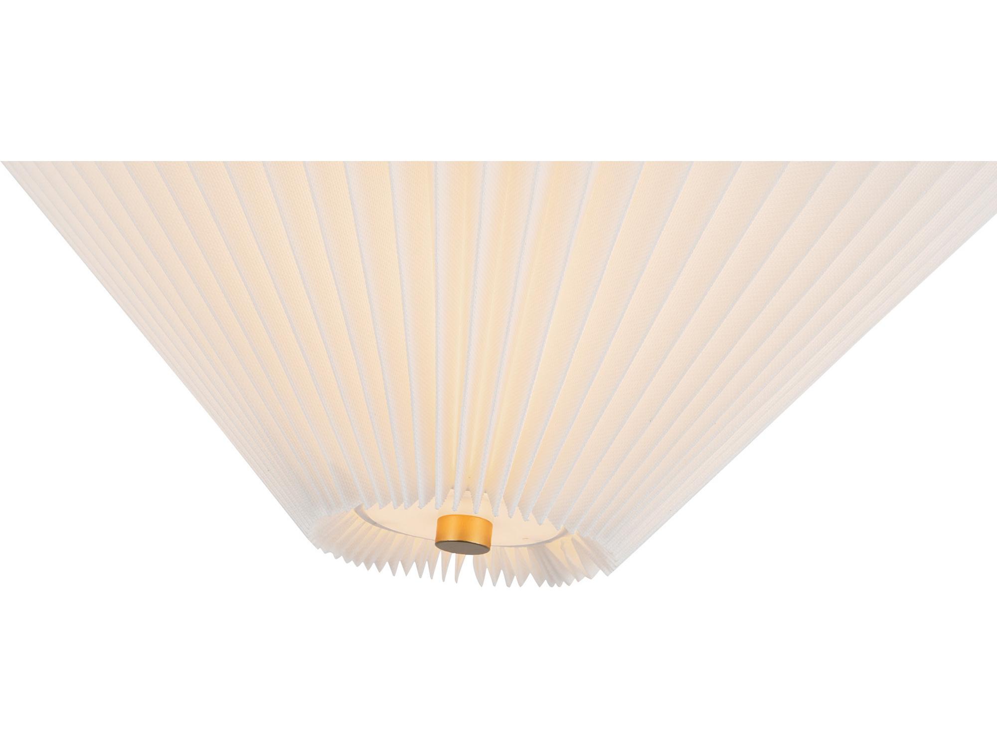 Alora Mood Bridgette 1-Light Brushed Gold Semi Flush Mount