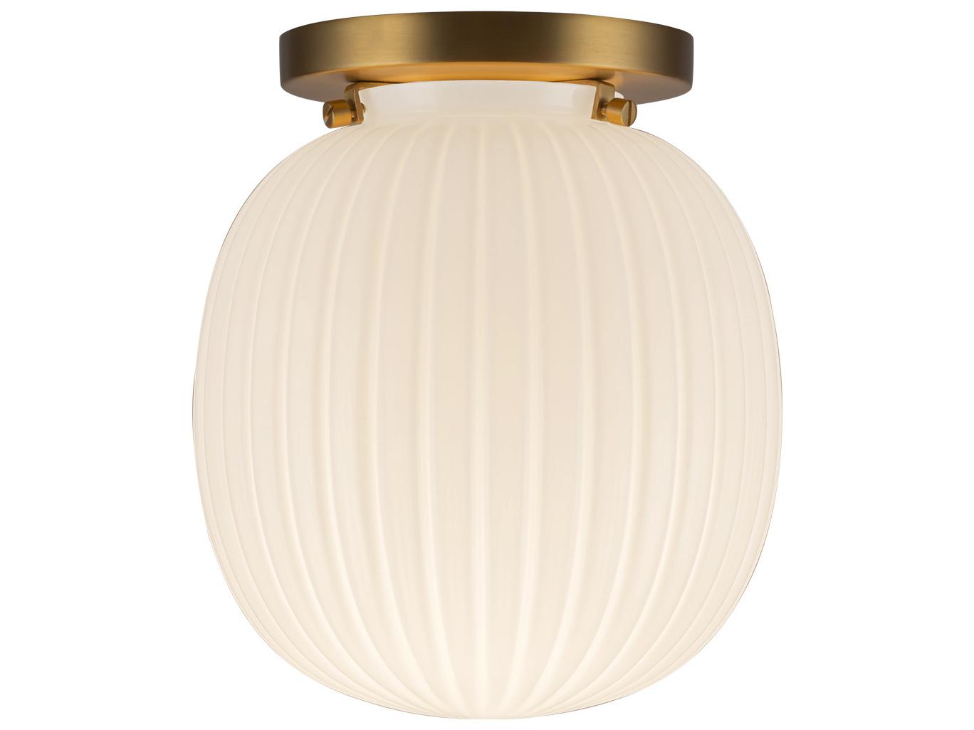 Alora Mood Cherise 1-Light Brushed Gold Flush Mount