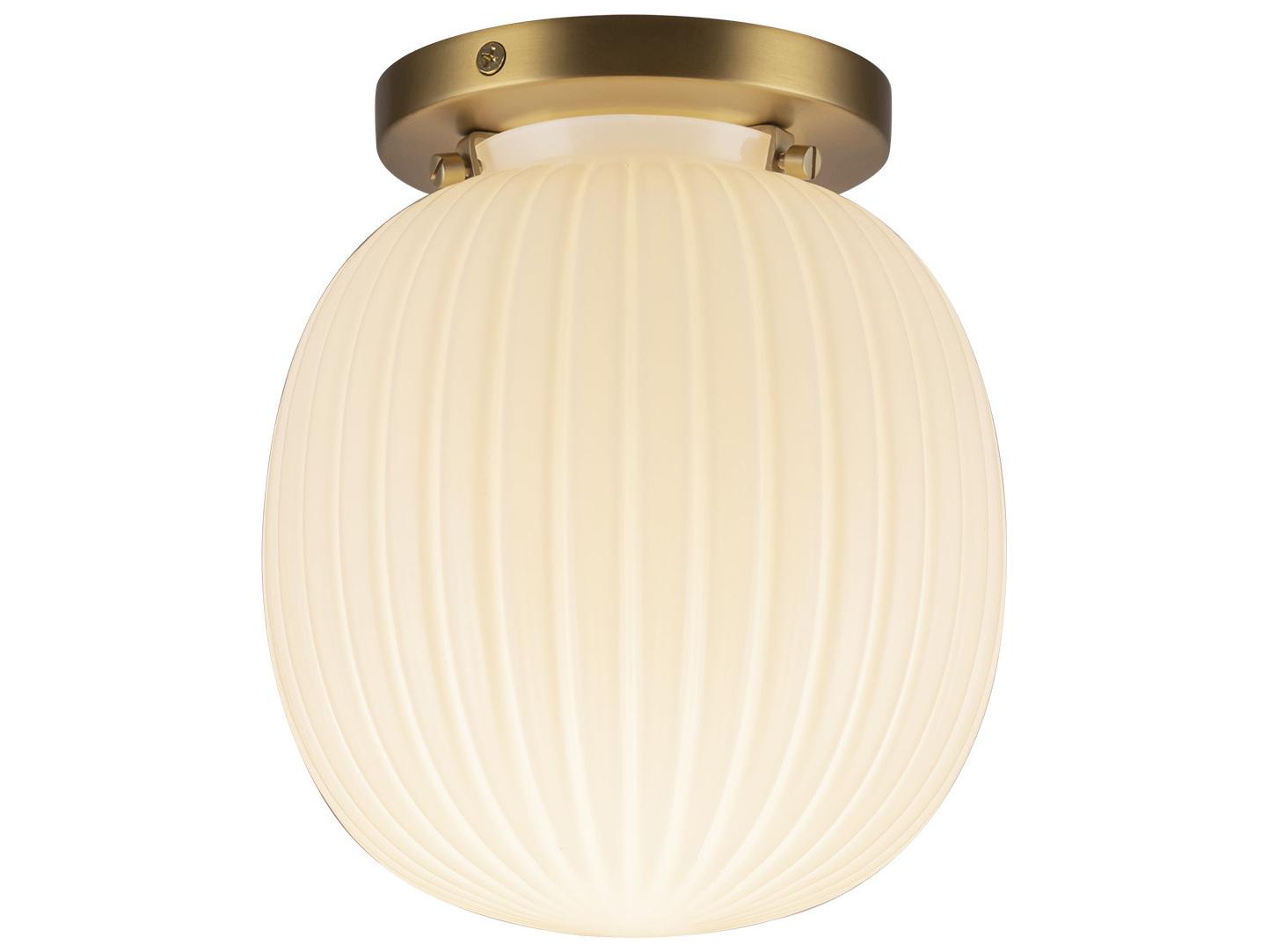 Alora Mood Cherise 1-Light Brushed Gold Flush Mount