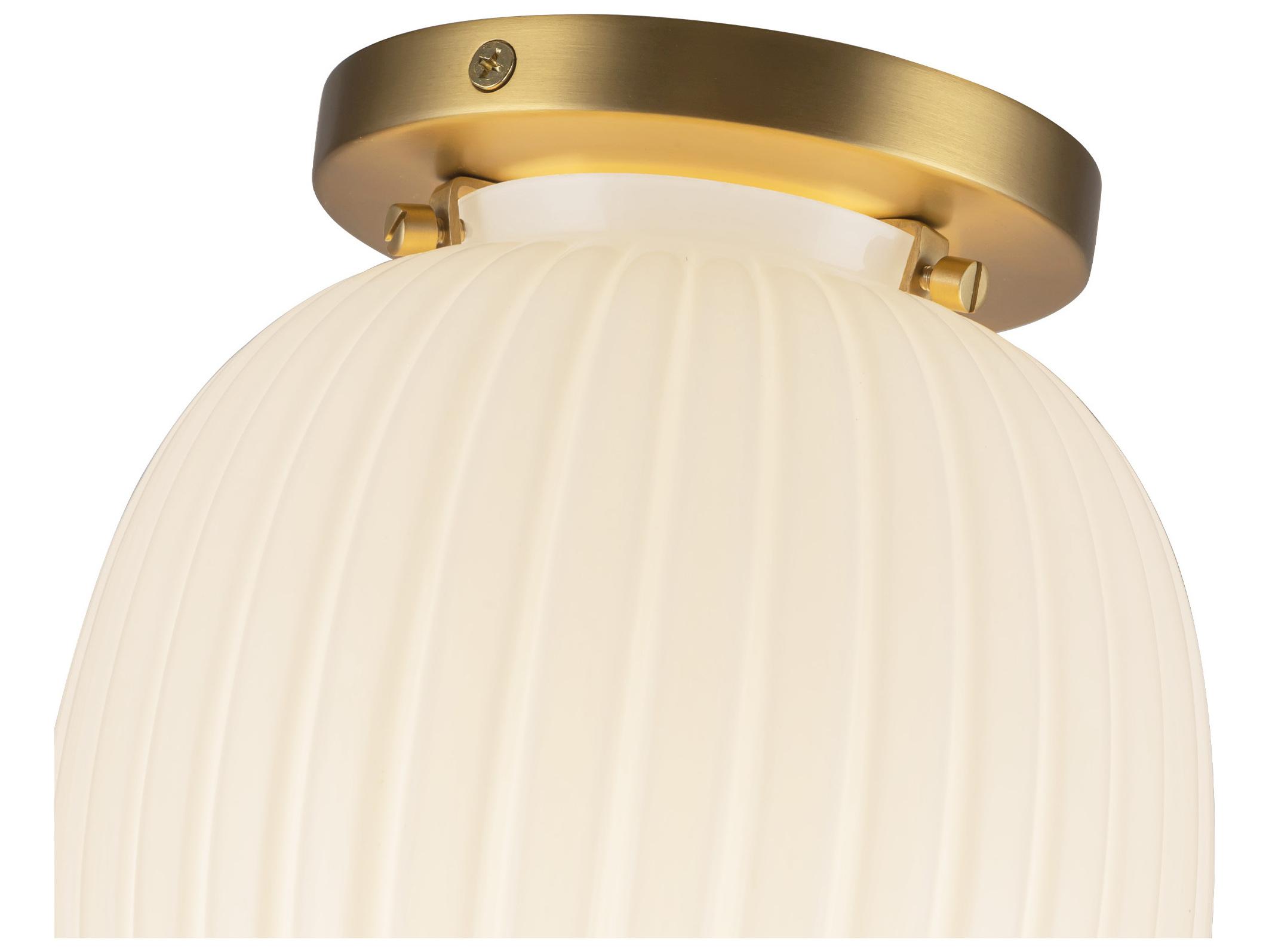 Alora Mood Cherise 1-Light Brushed Gold Flush Mount