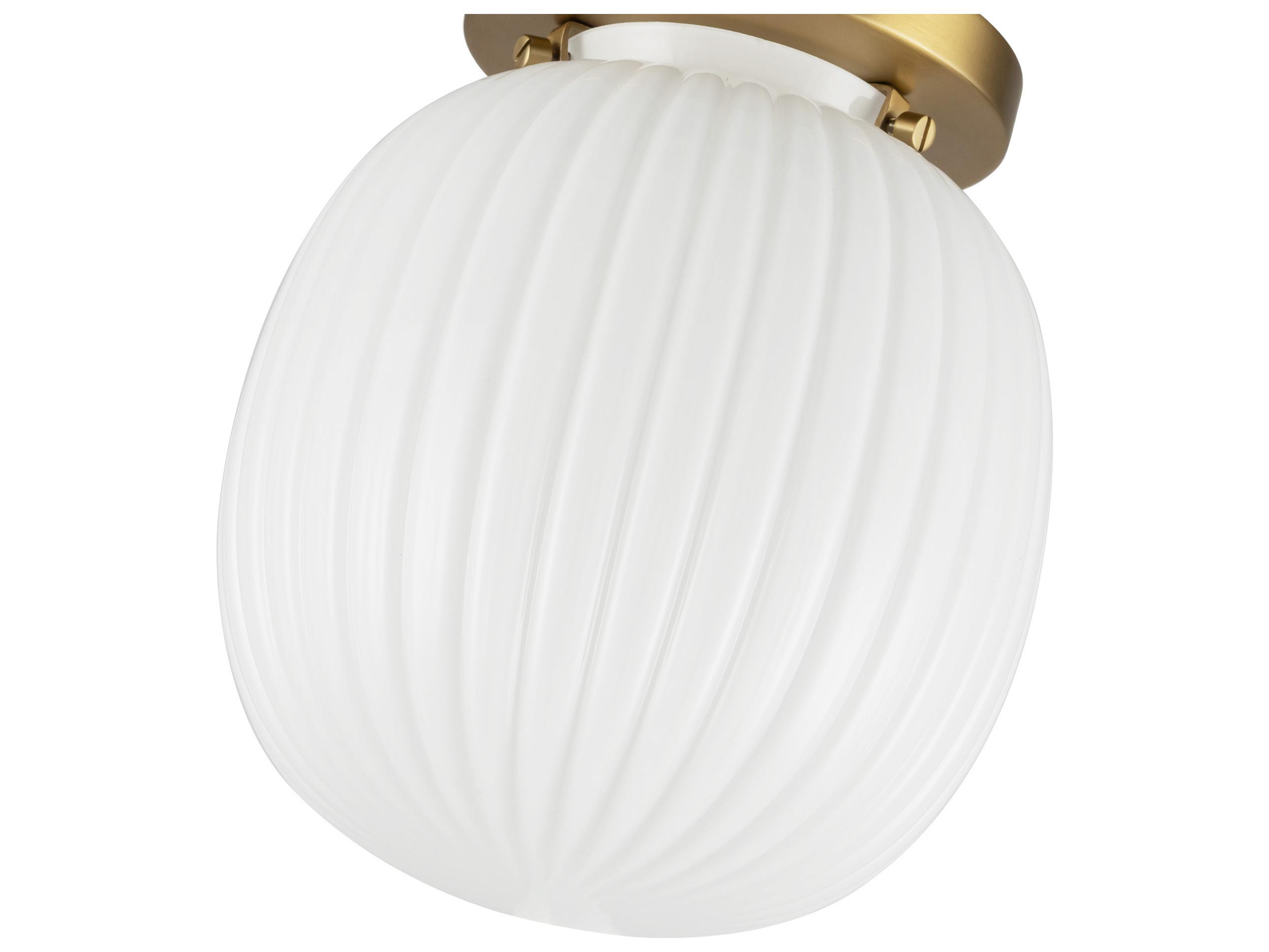 Alora Mood Cherise 1-Light Brushed Gold Flush Mount