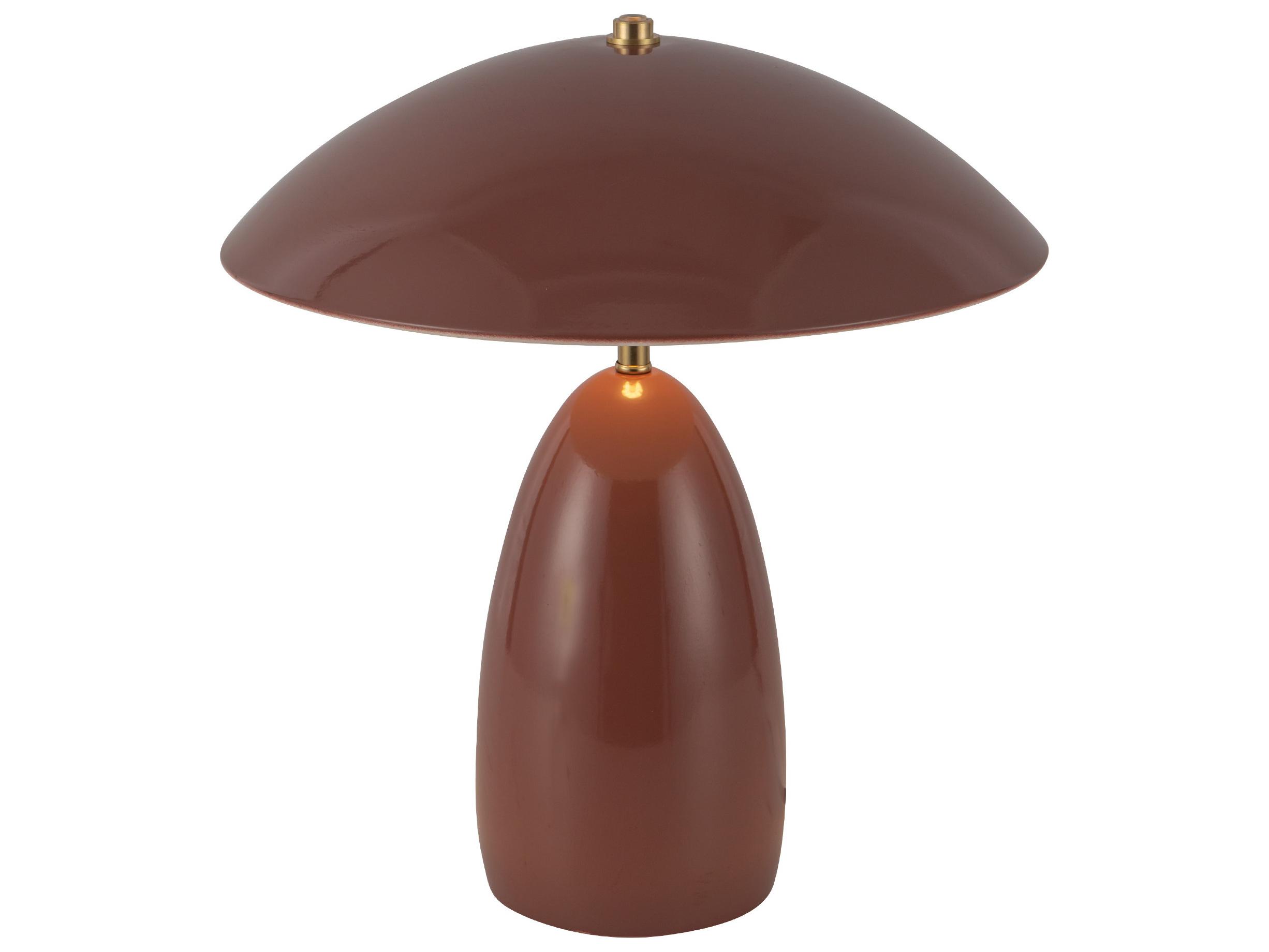 Alora Mood Poppy Burgundy Red Table Lamp