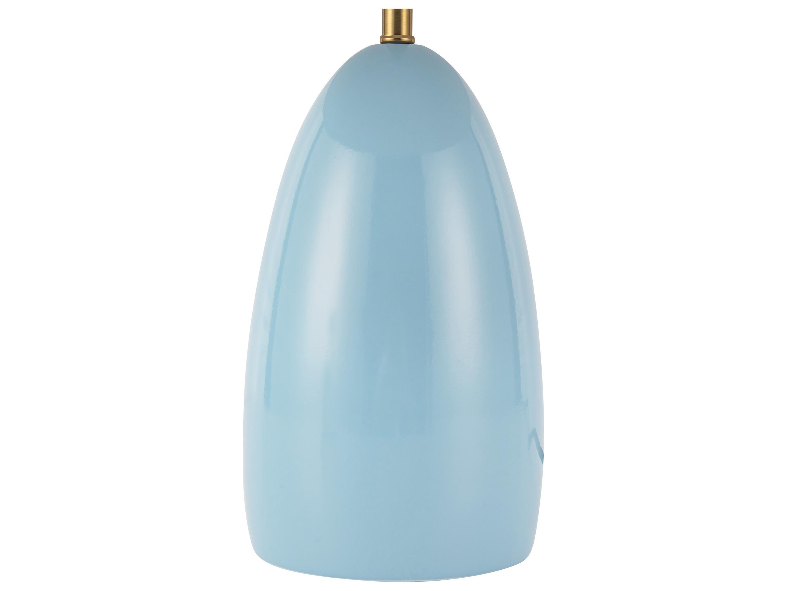 Alora Mood Poppy Cerulean Blue Table Lamp