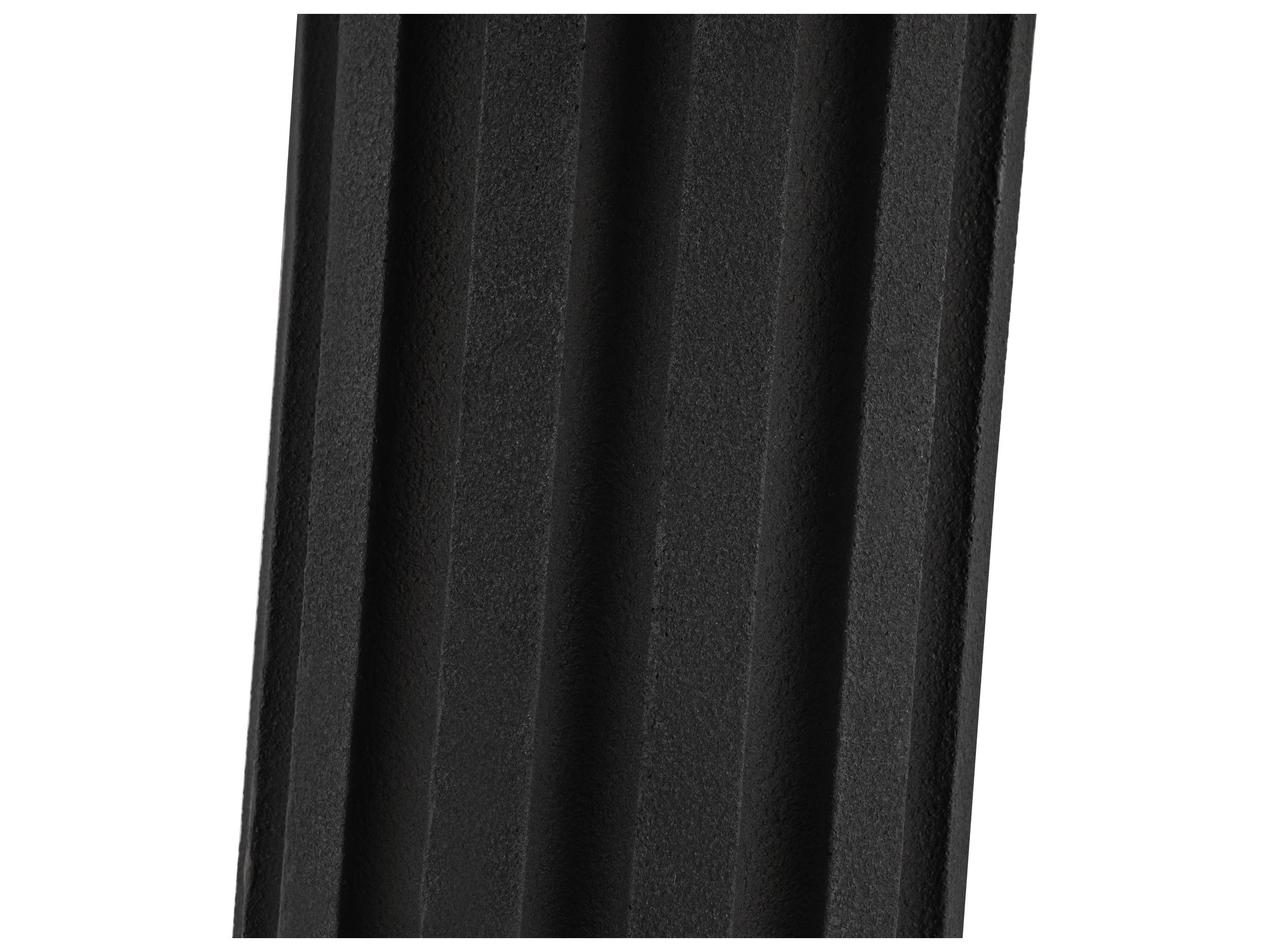 Alora Mood Ono Matte Black White Cotton Table Lamp