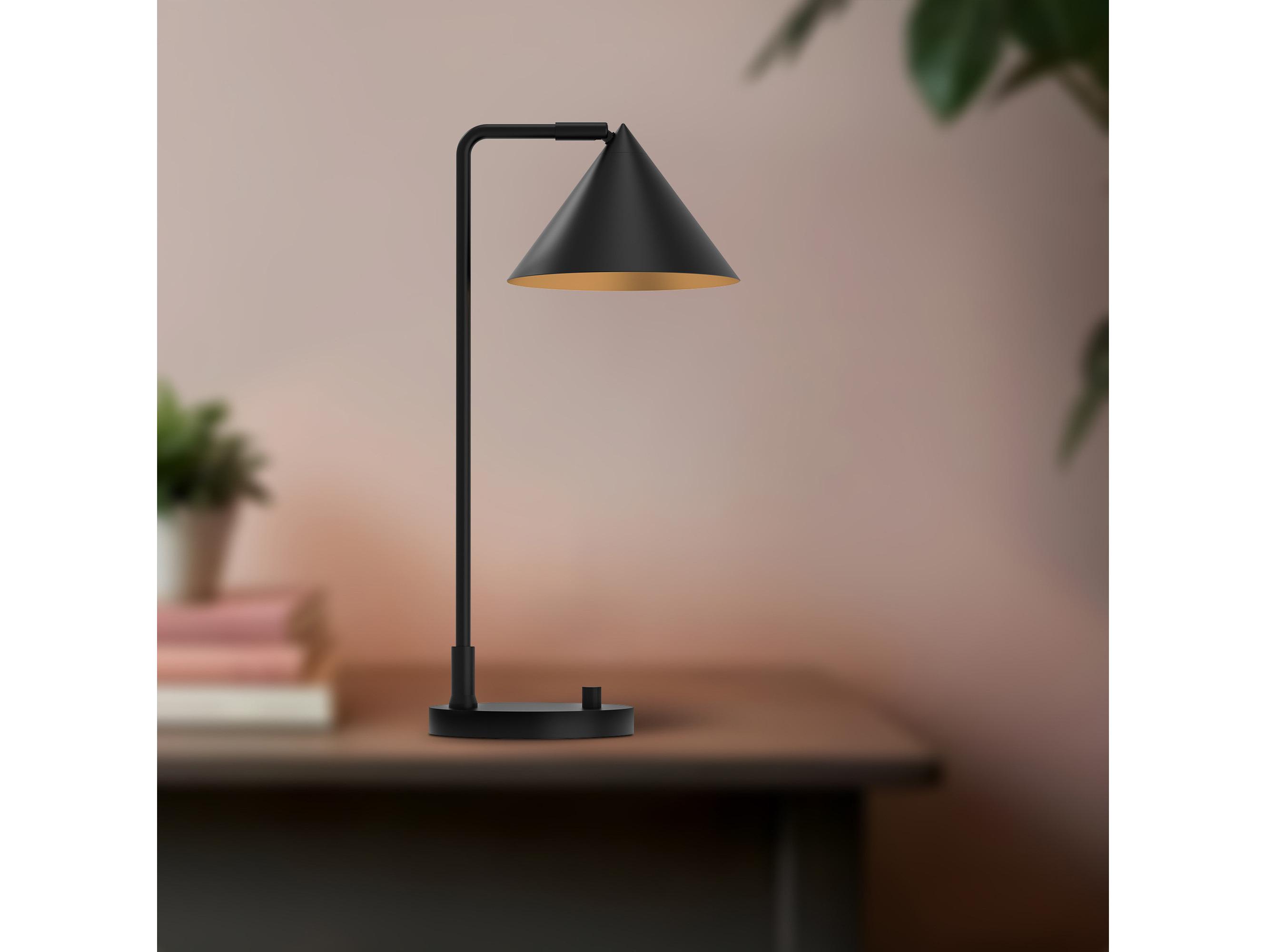 Alora Mood Remy Matte Black Table Lamp