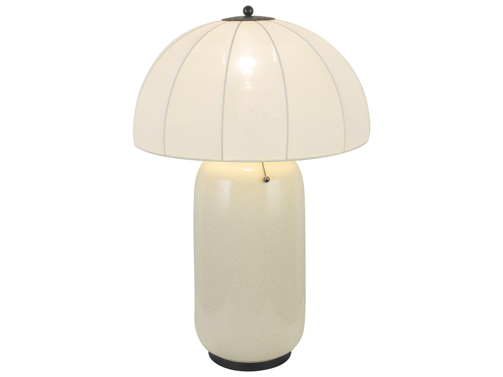 Alora Mood Crosby Matte Black Off White Buffet Lamp