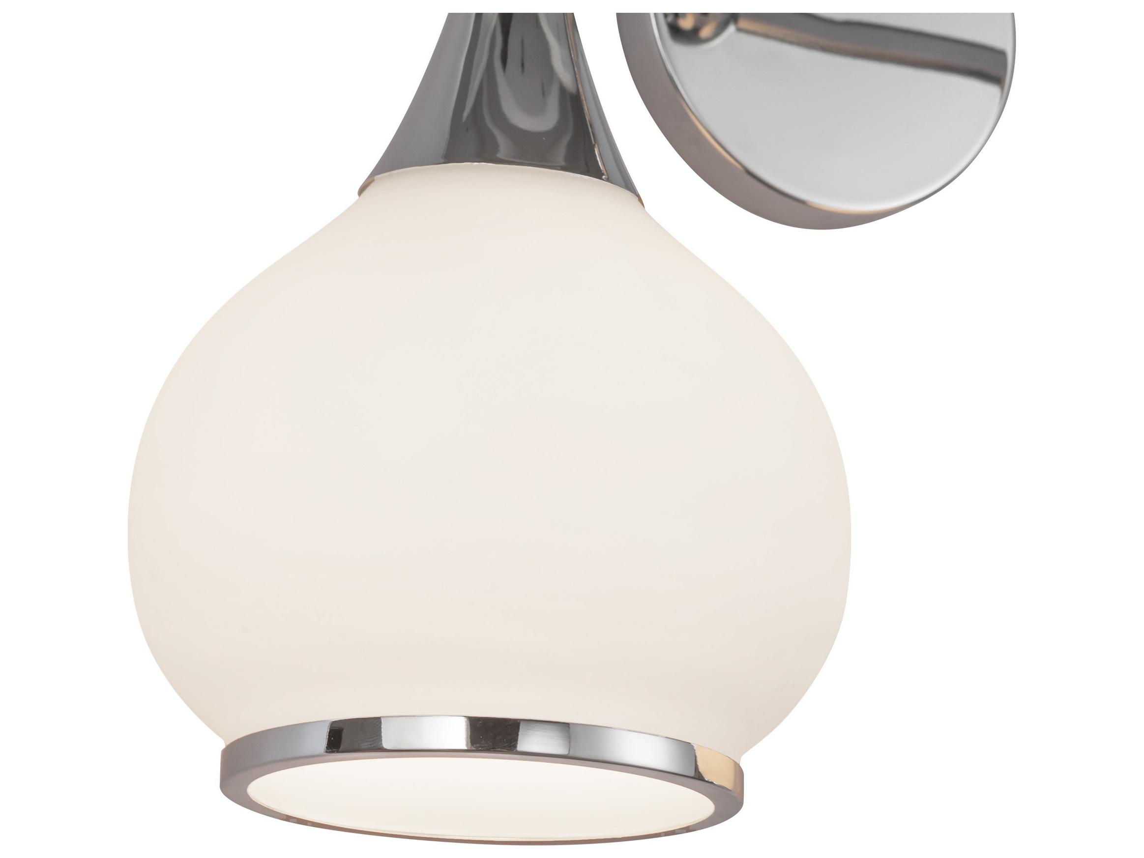 Alora Mood Hazel 2-Light Chrome Vanity Light