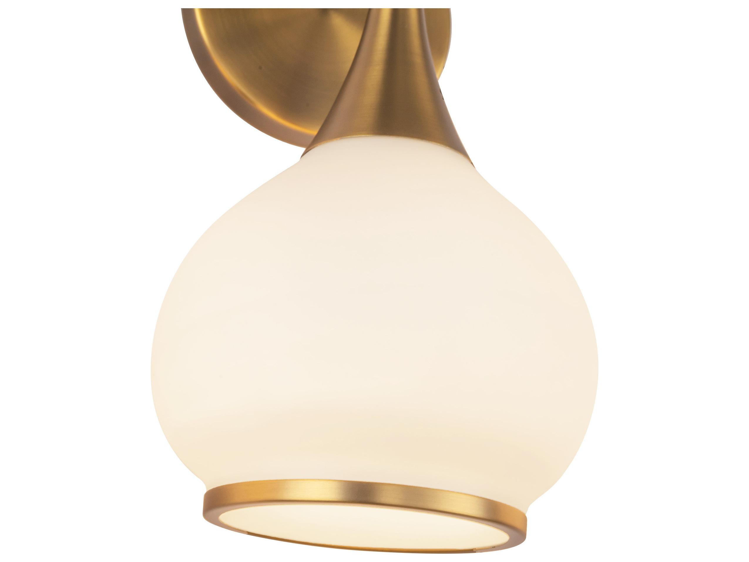 Alora Mood Hazel 3-Light Aged Gold Vanity Light