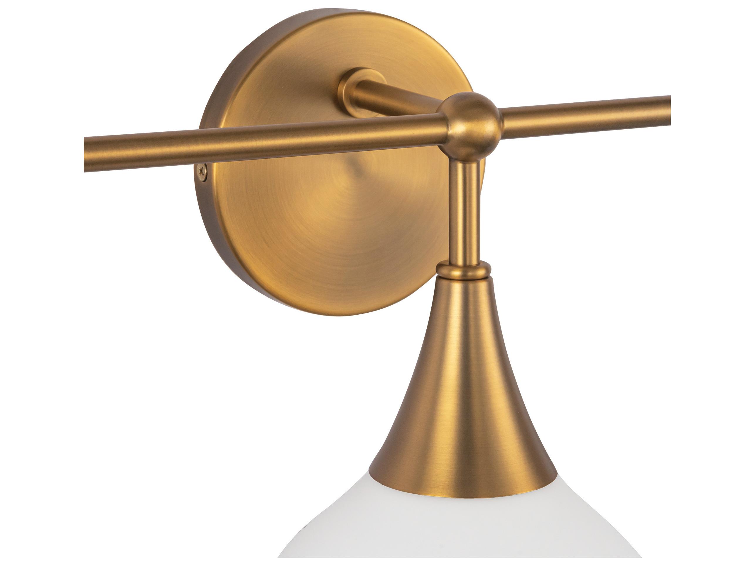 Alora Mood Hazel 3-Light Aged Gold Vanity Light