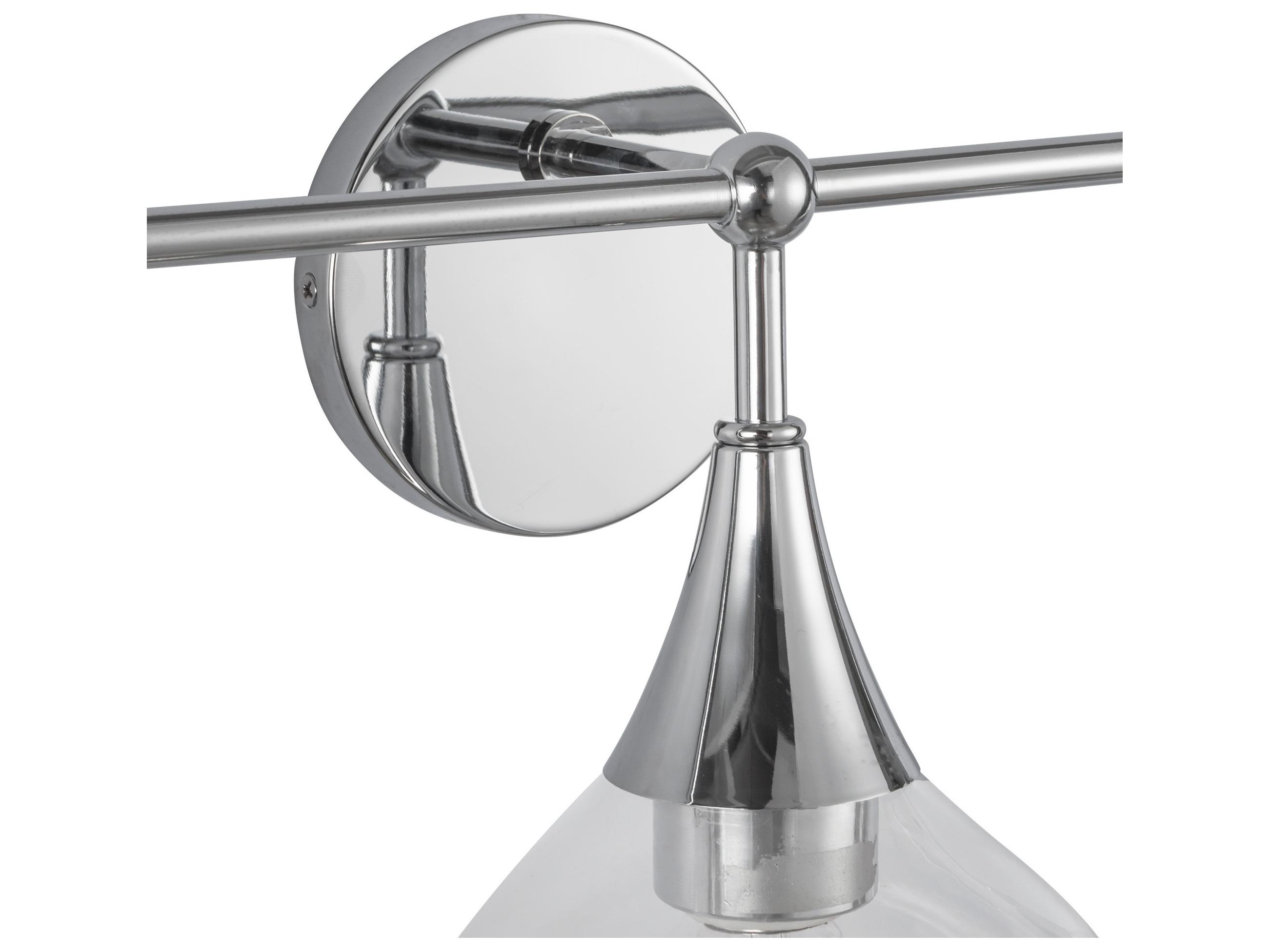 Alora Mood Hazel 3-Light Chrome Vanity Light
