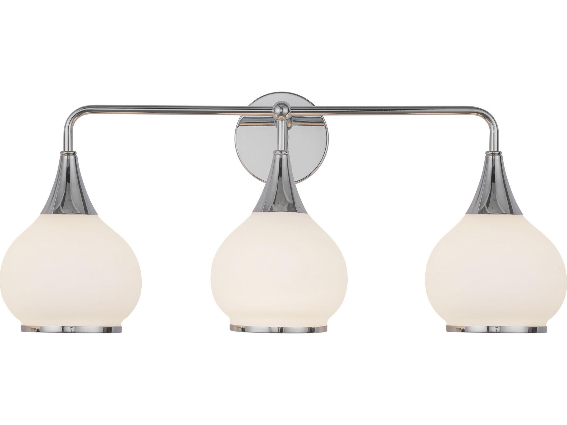 Alora Mood Hazel 3-Light Chrome Vanity Light