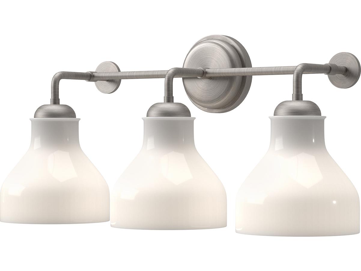 Alora Mood Westlake 3-Light Brushed Nickel Vanity Light