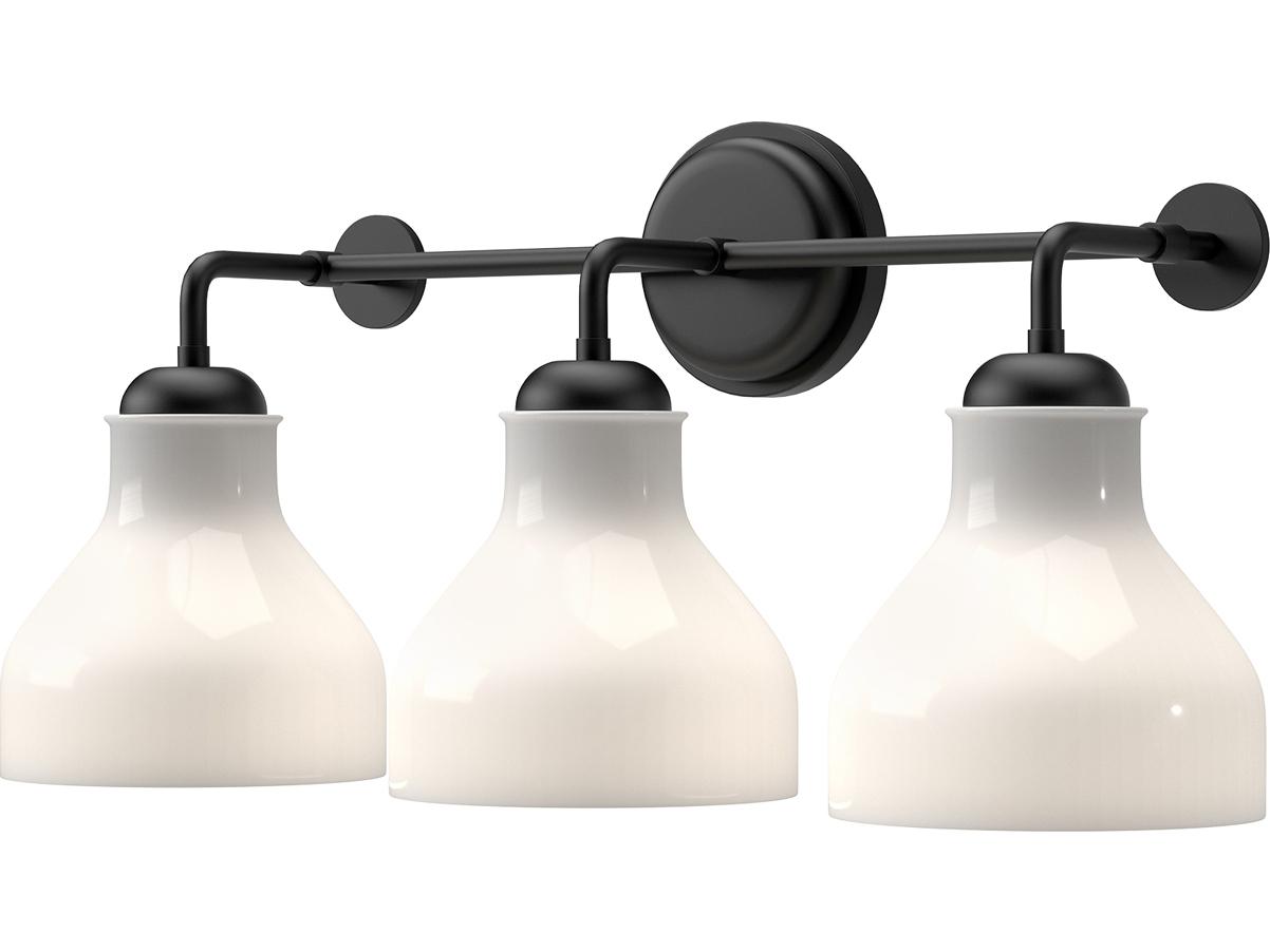 Alora Mood Westlake 3-Light Matte Black Vanity Light