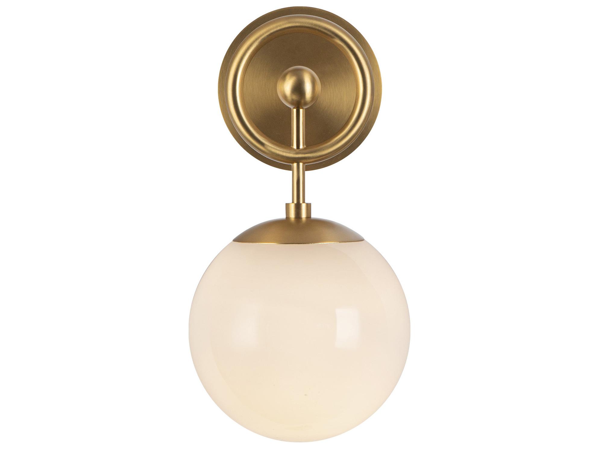 Alora Mood Fiore 1-Light Brushed Gold Wall Sconce