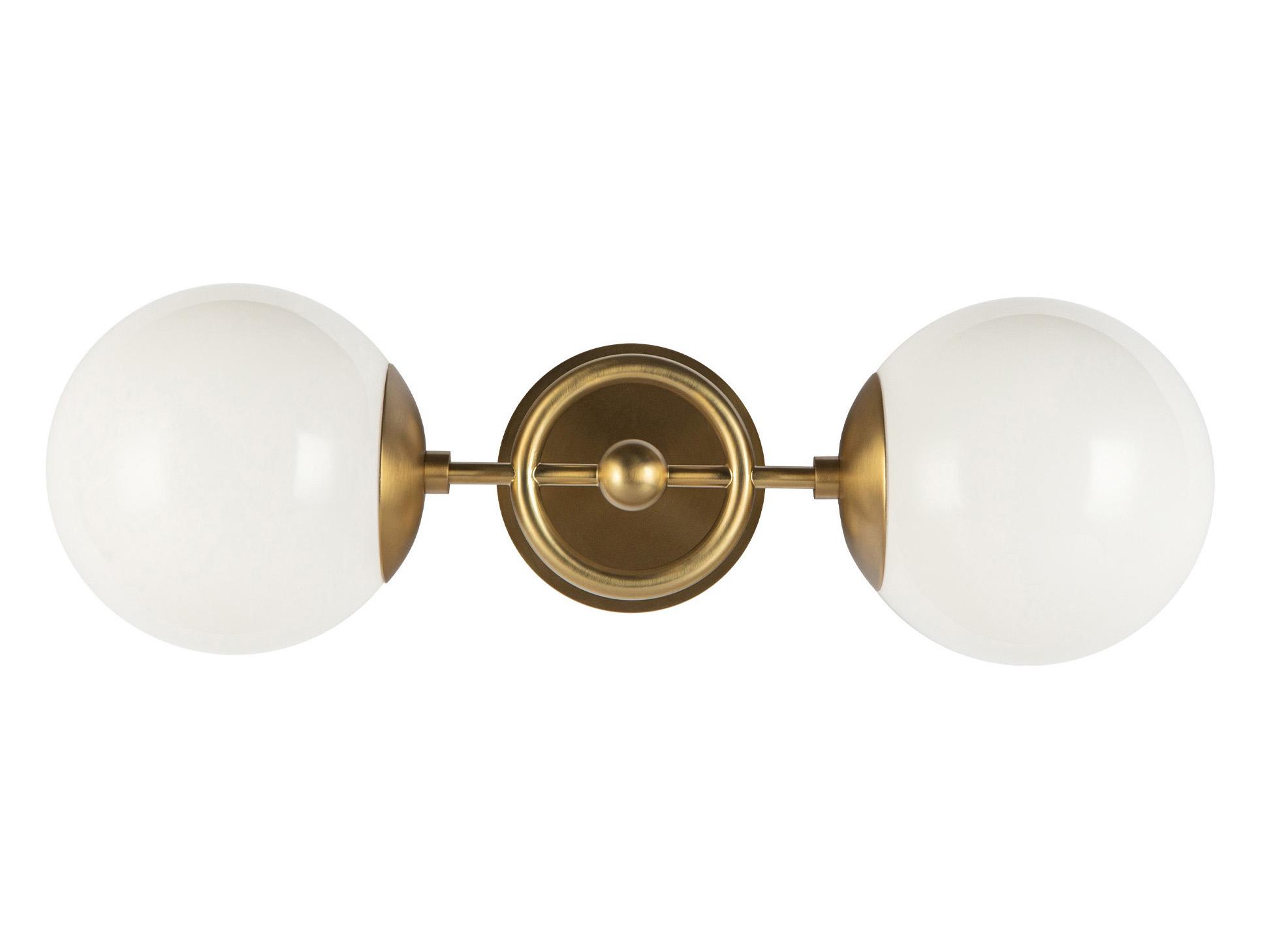 Alora Mood Fiore 2-Light Brushed Gold Vanity Light