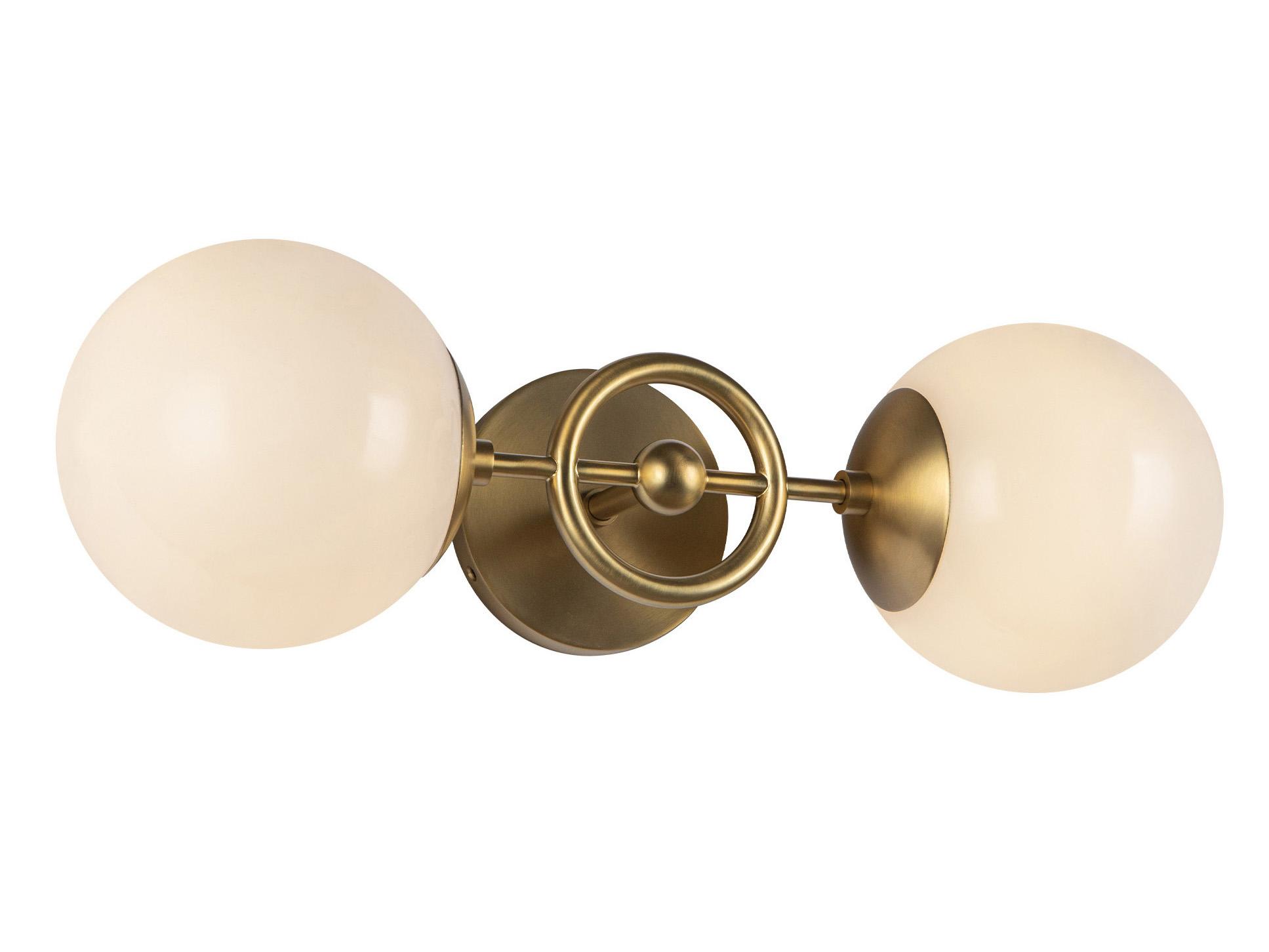 Alora Mood Fiore 2-Light Brushed Gold Vanity Light