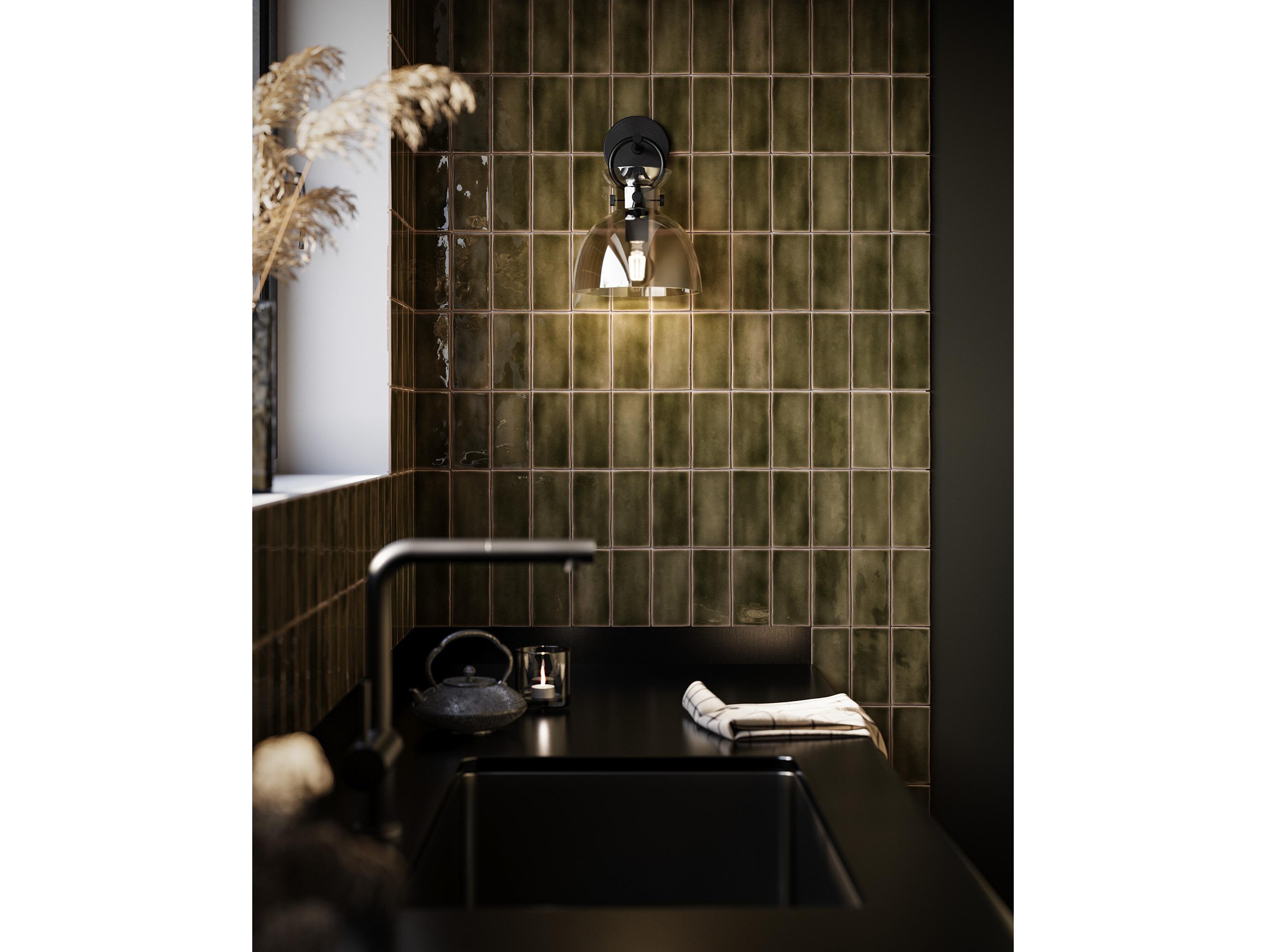 Alora Mood Waldo 1-Light Matte Black Wall Sconce