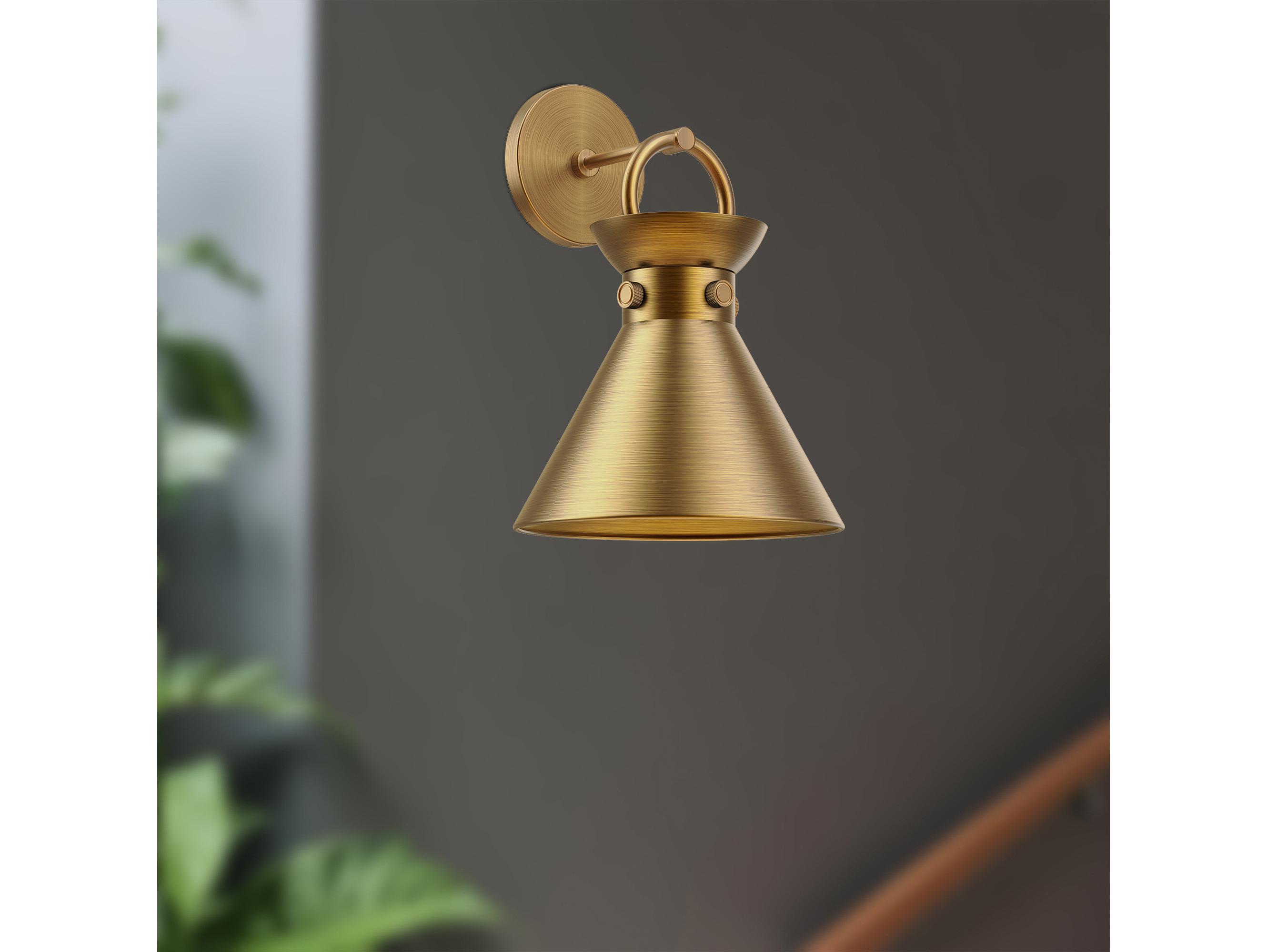 Alora Mood Emerson 1-Light Aged Gold Wall Sconce
