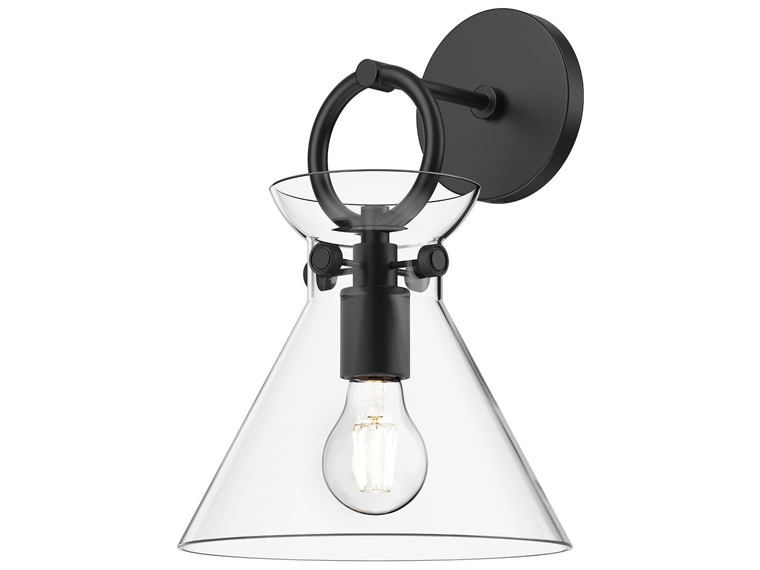 Alora Mood Emerson 1-Light Matte Black Wall Sconce