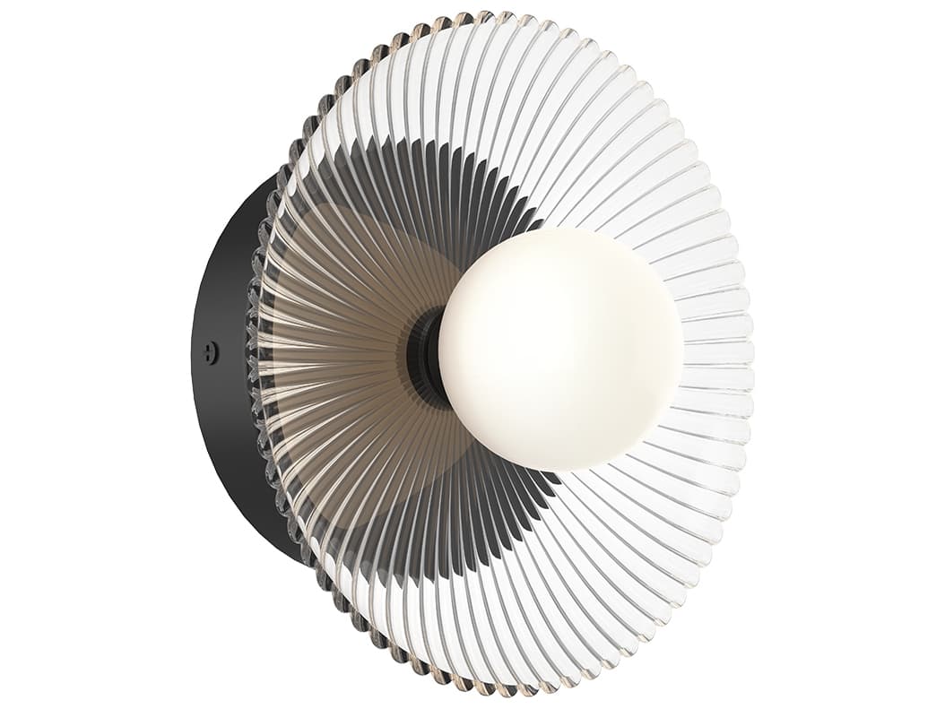 Alora Mood Hera Matte Black Wall Sconce