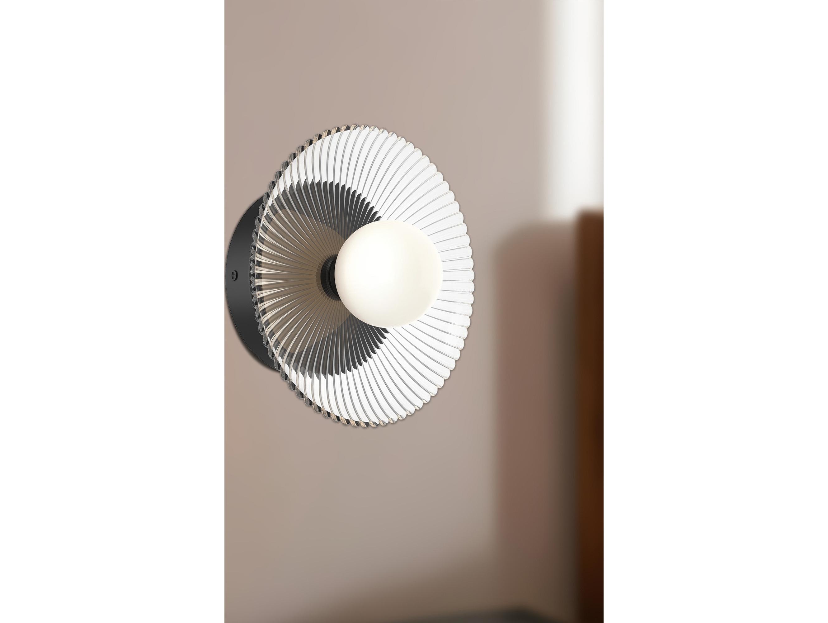 Alora Mood Hera Matte Black Wall Sconce
