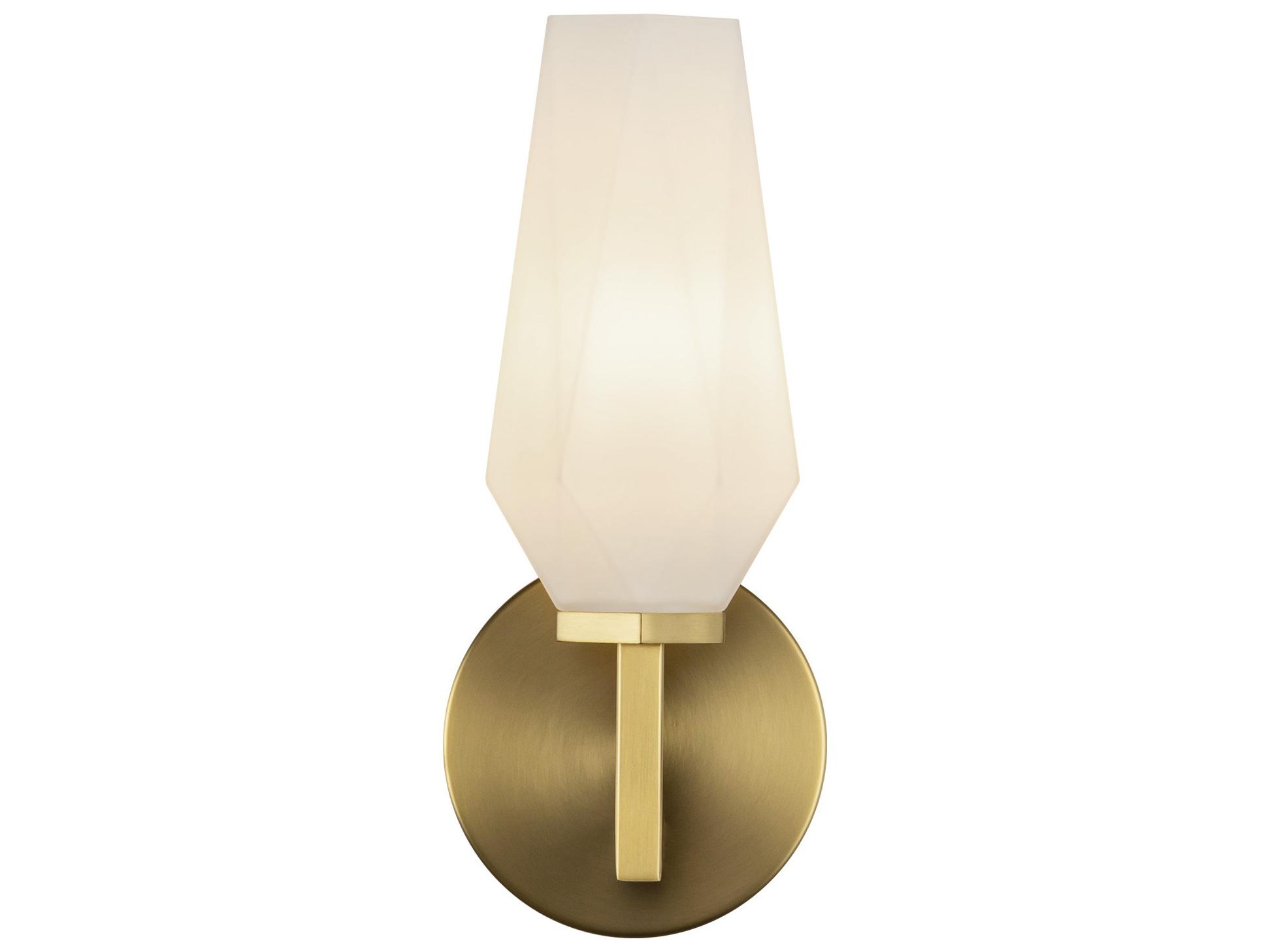 Alora Mood Krysta 1-Light Brushed Gold Wall Sconce