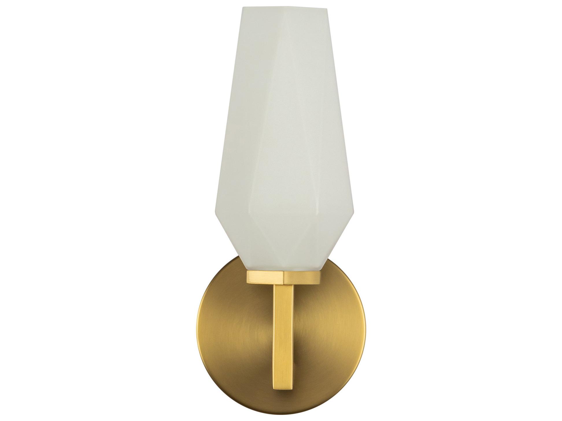 Alora Mood Krysta 1-Light Brushed Gold Wall Sconce